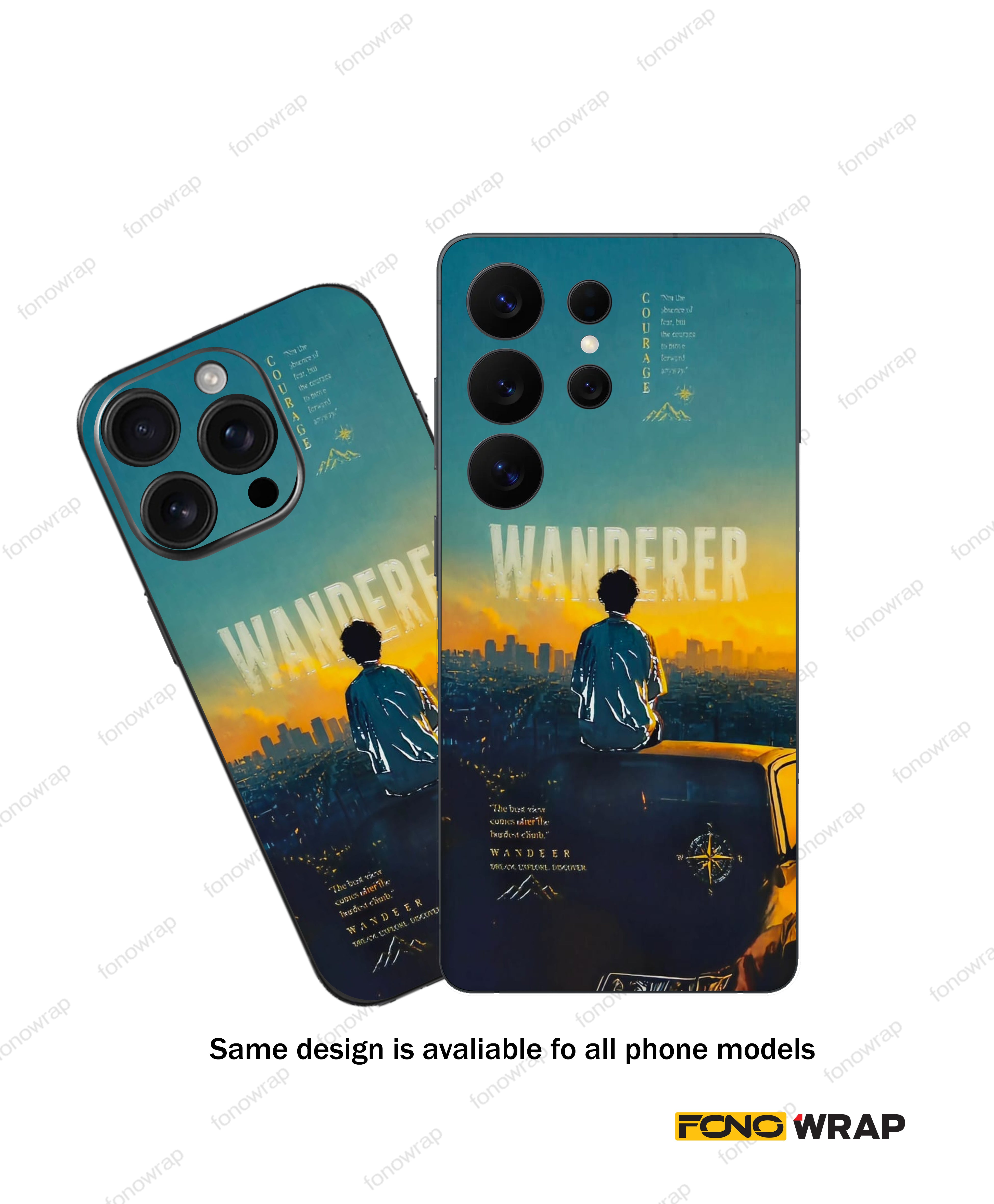 Wanderer 3D Embossed Mobile Skin