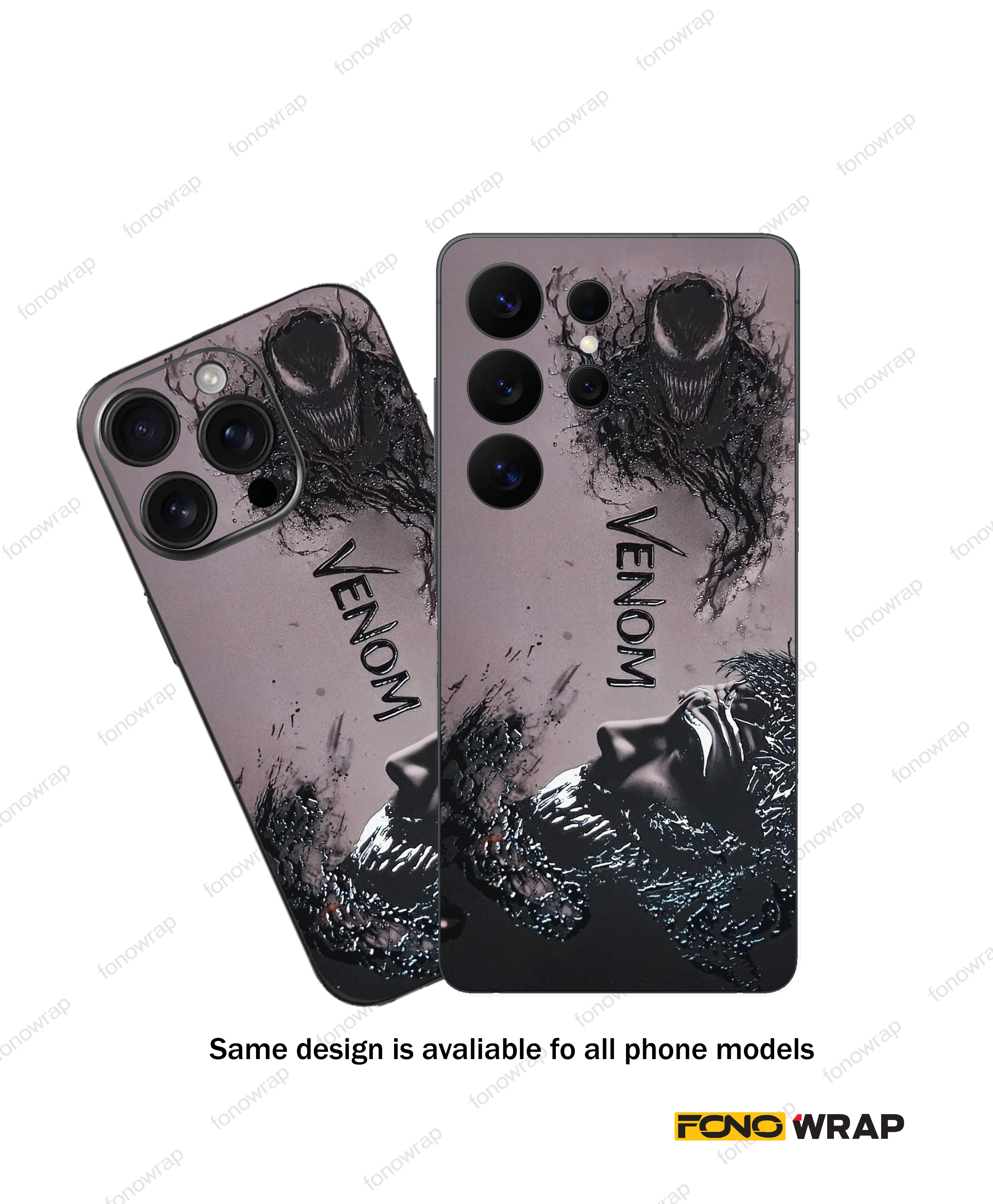 Venom 3D Embossed Mobile Skin