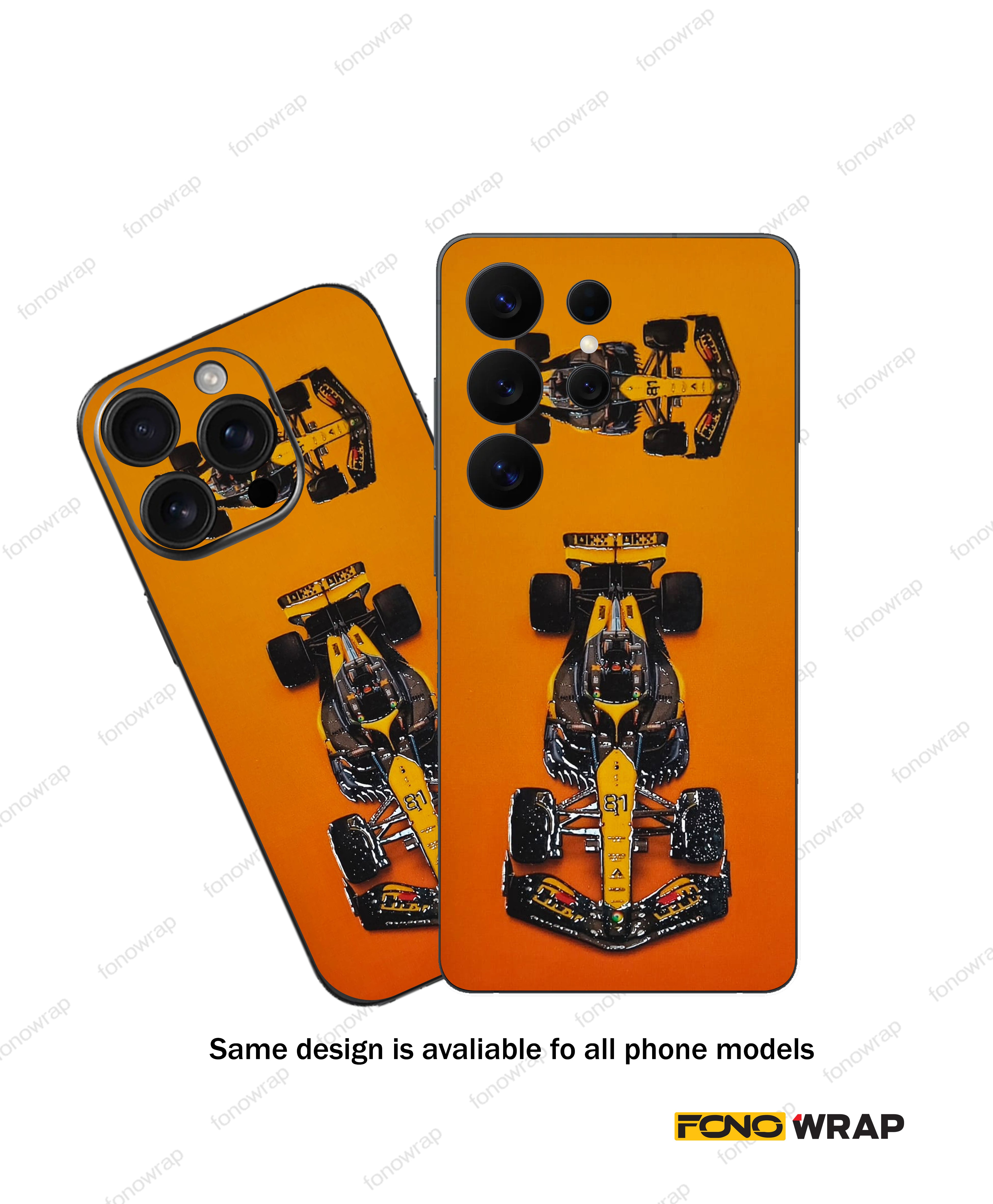 McLaren 3D Embossed Mobile Skin