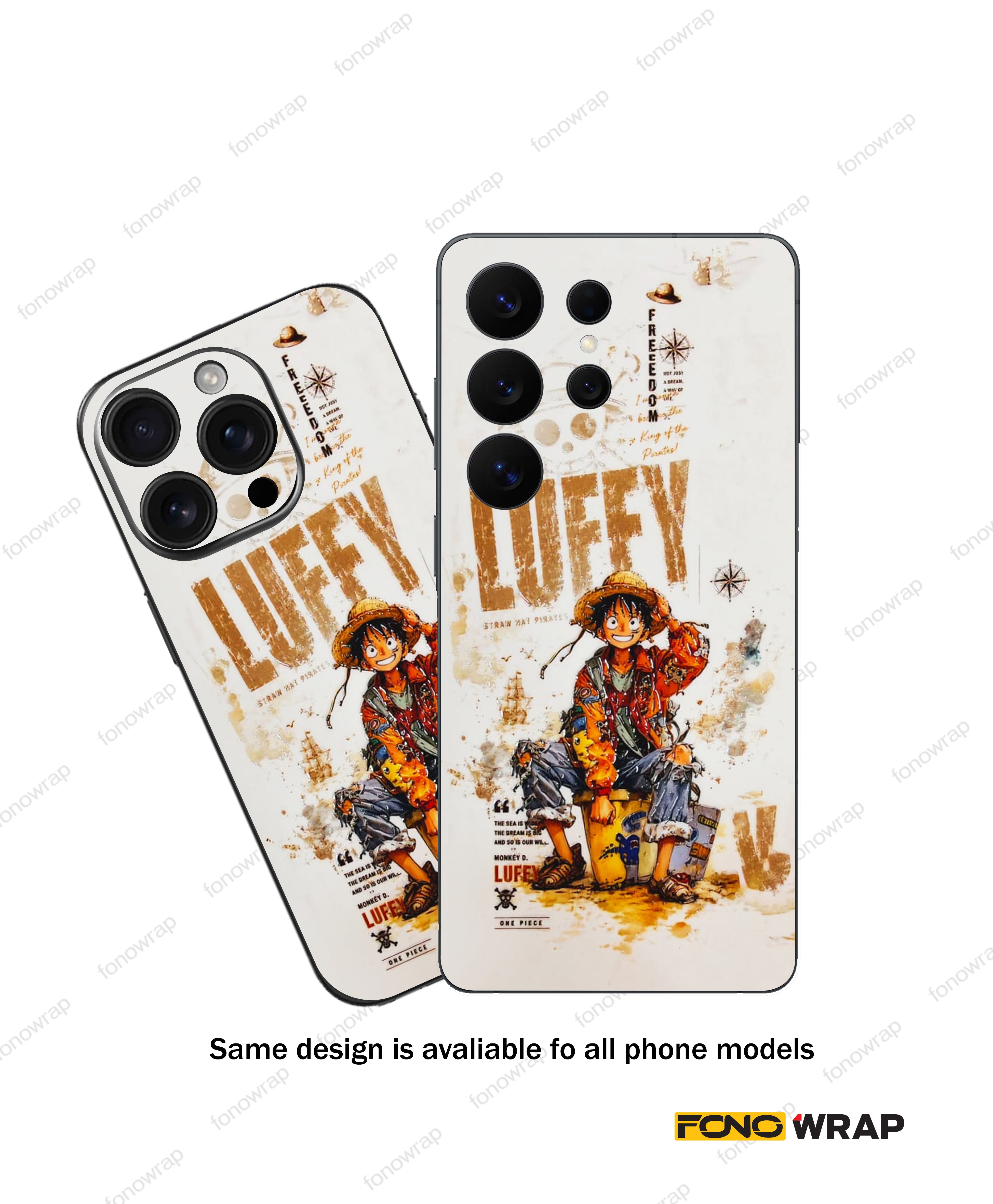 D-Luffy  3D Embossed Mobile Skin