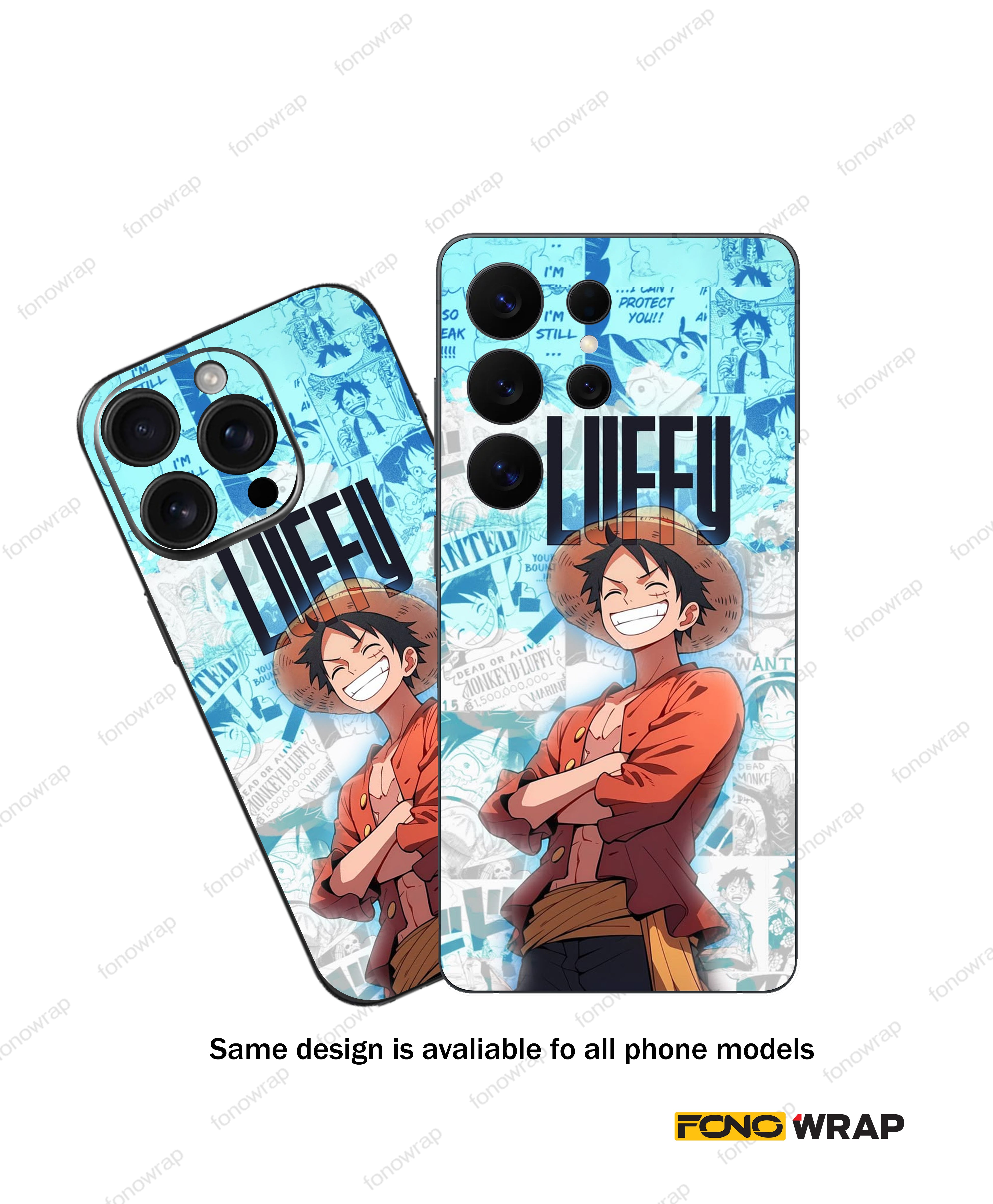 Luffy 3D Embossed Mobile Skin