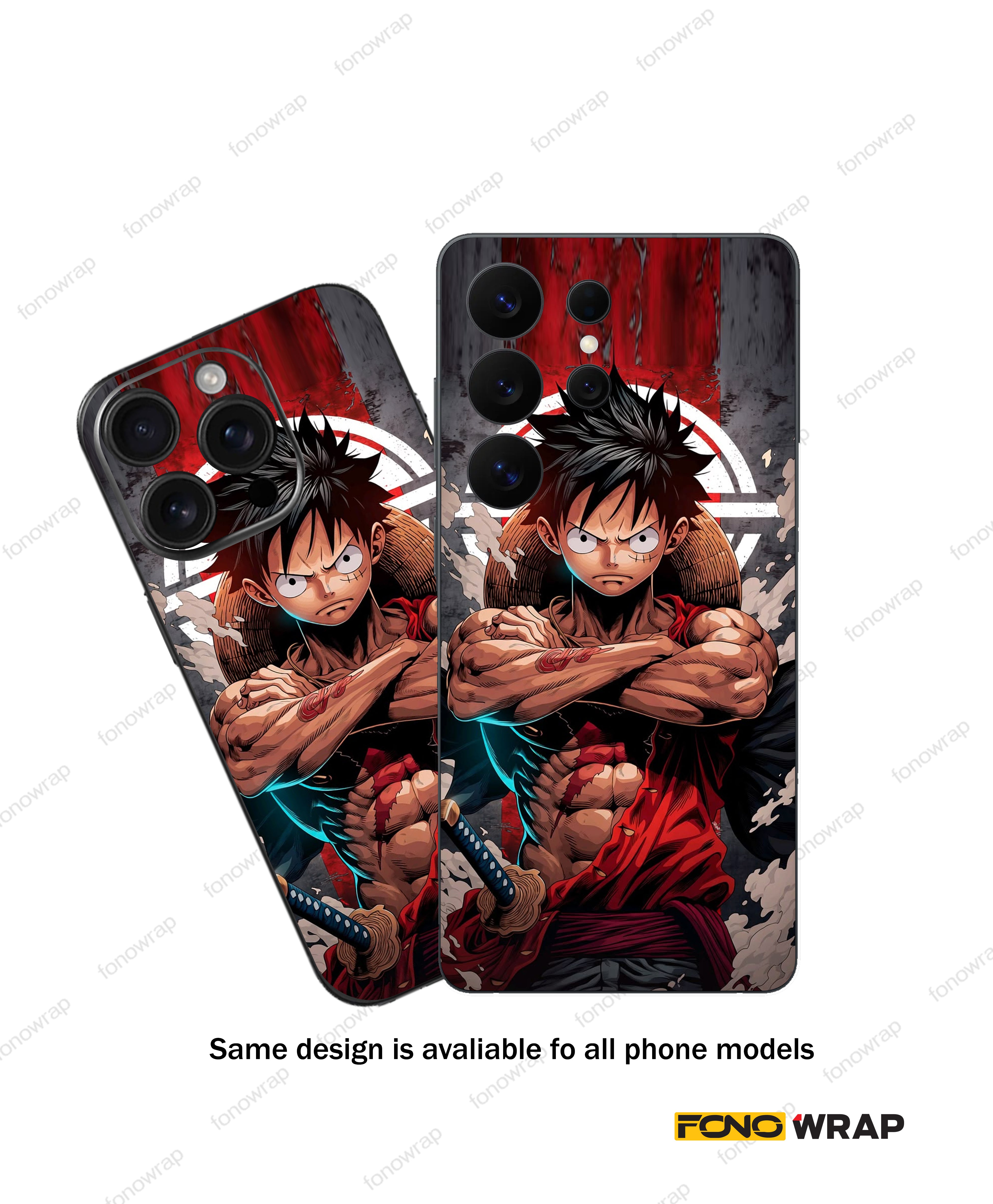 D.Luffy 3D Embossed Mobile Skin