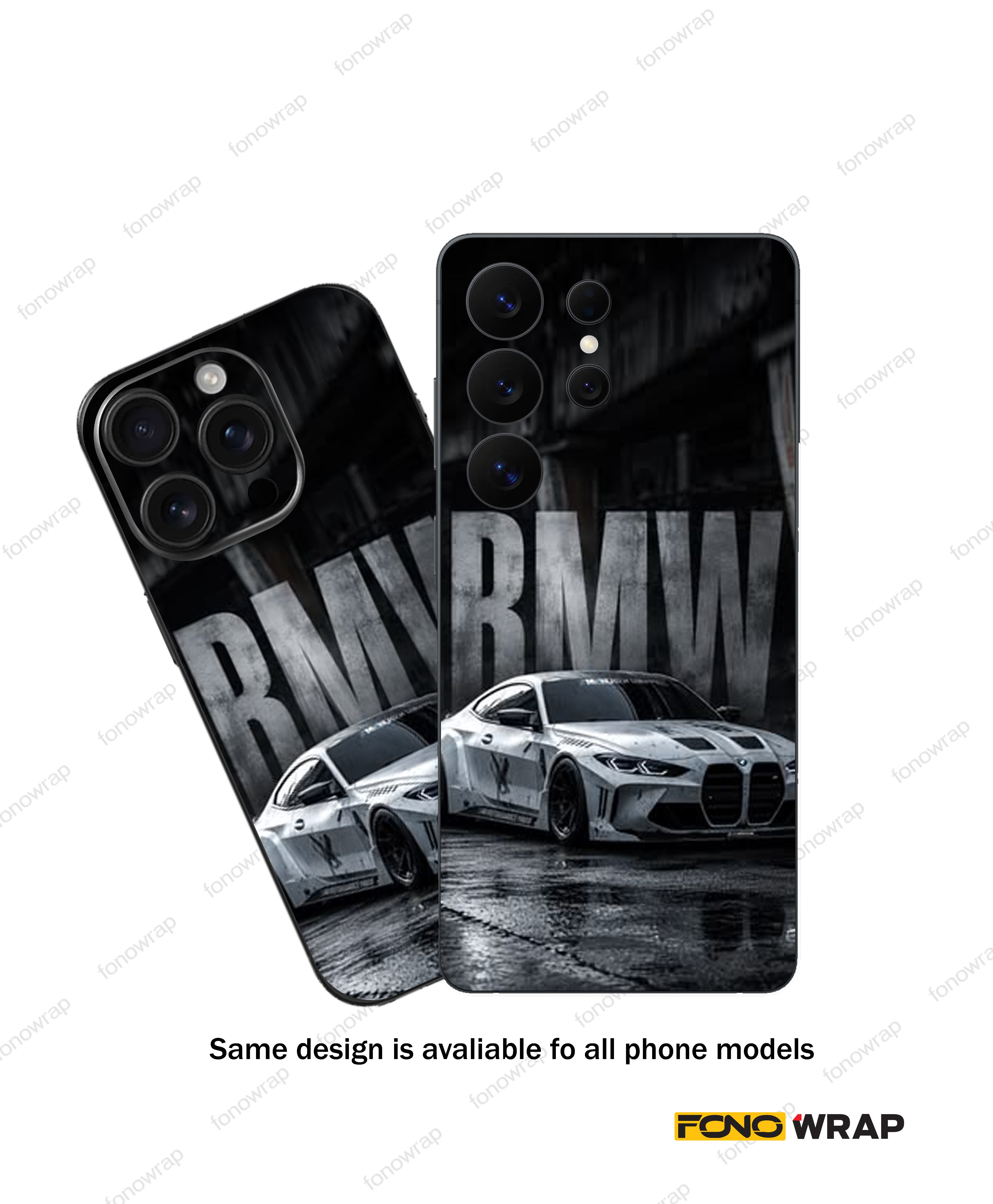 BMW 3D Embossed Mobile Skin