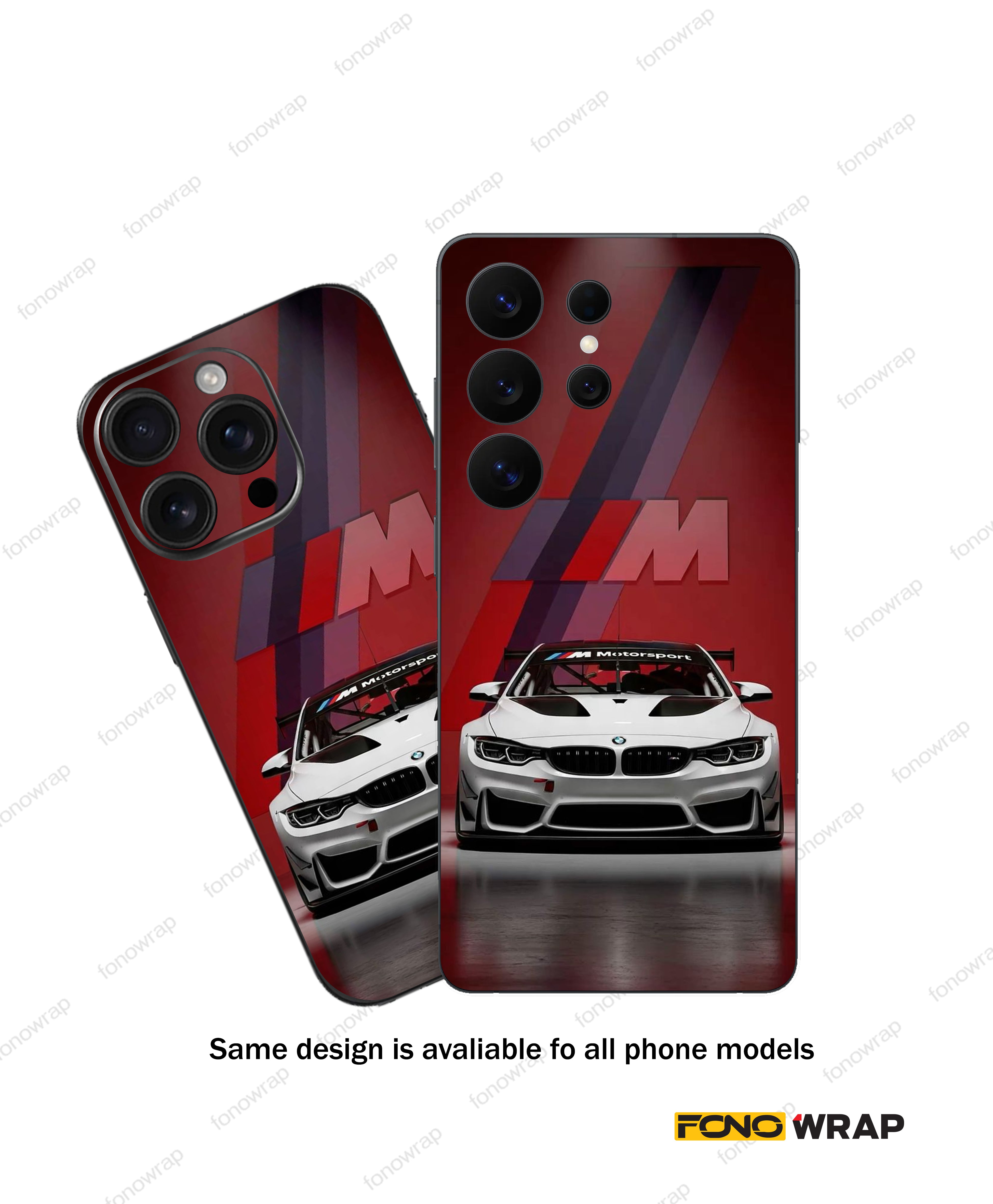 BMW 3D Embossed Mobile Skin
