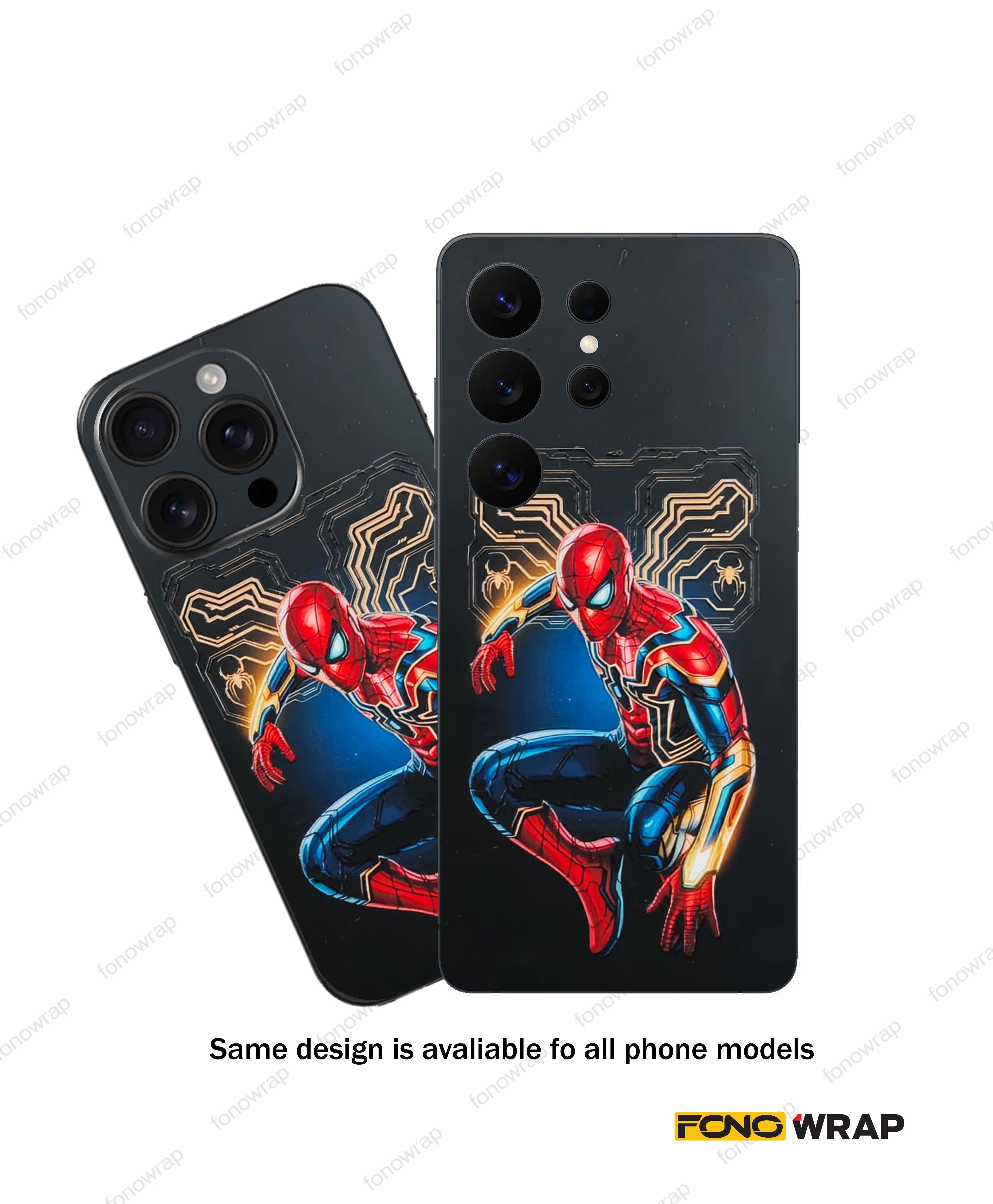Spidey 3D Embossed Mobile Skin