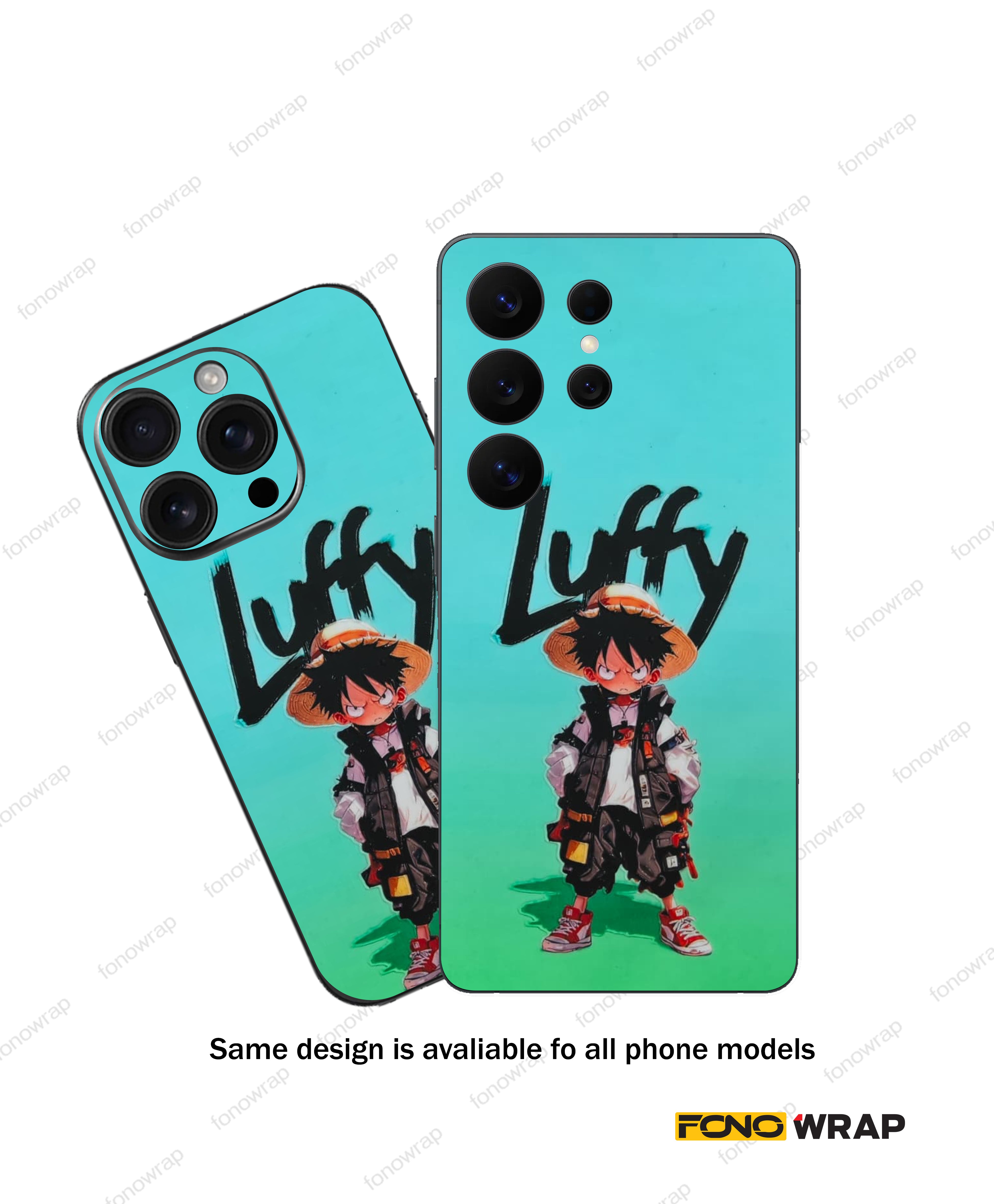 LUFFY 3D Embossed Mobile Skin