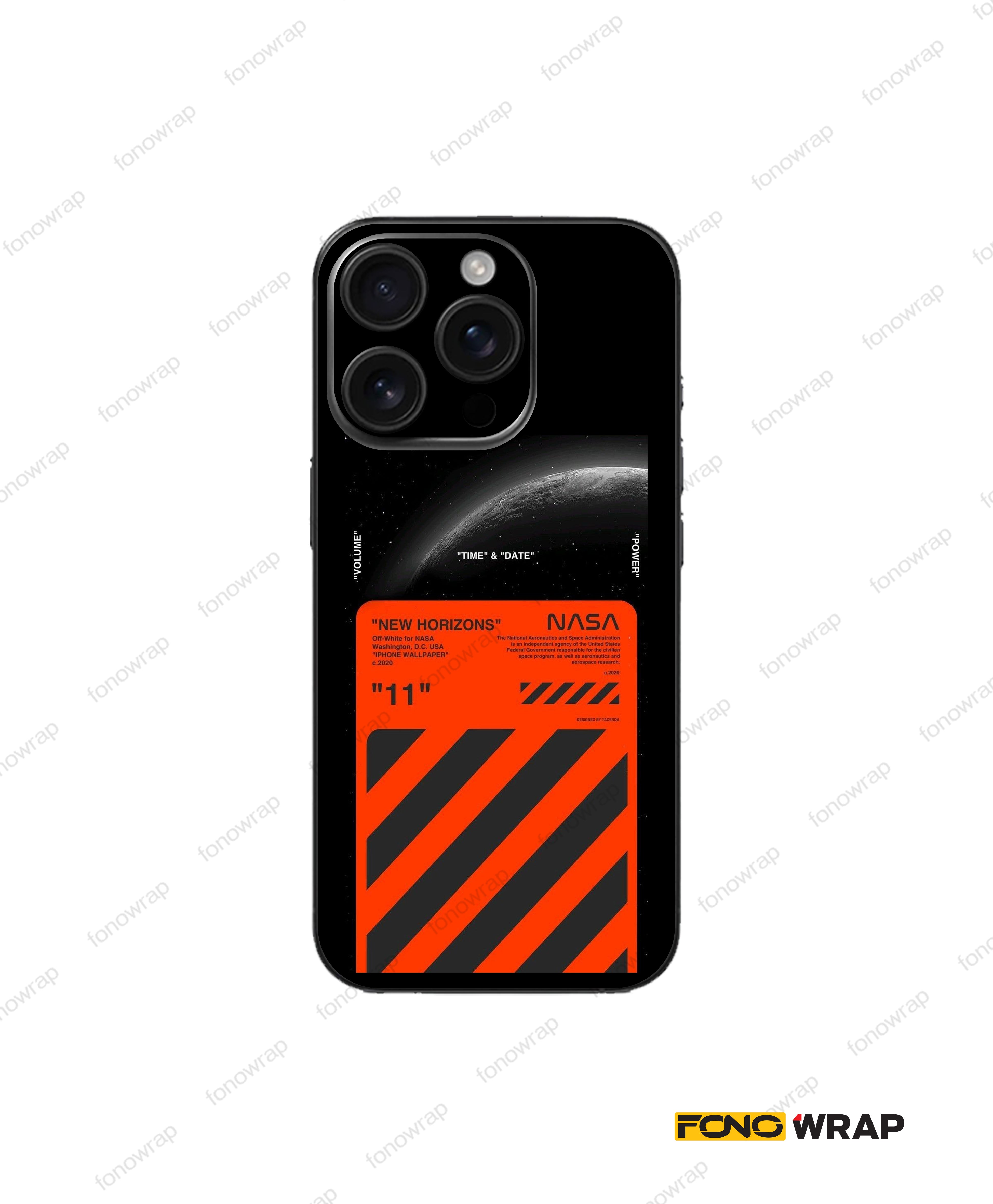 NASA Freight 3D Embossed Mobile Skin