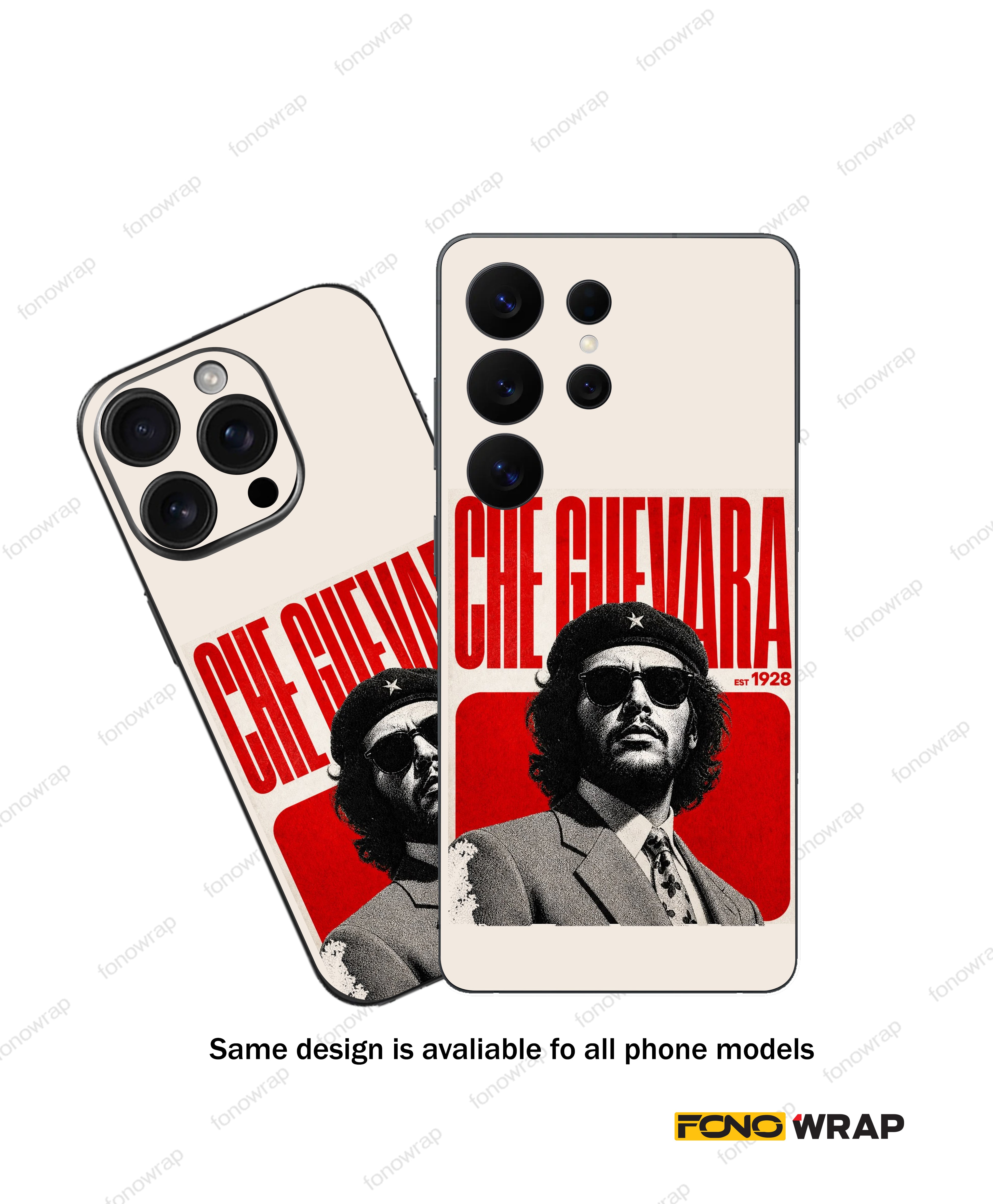 Cheguevara Embossed Mobile Skin