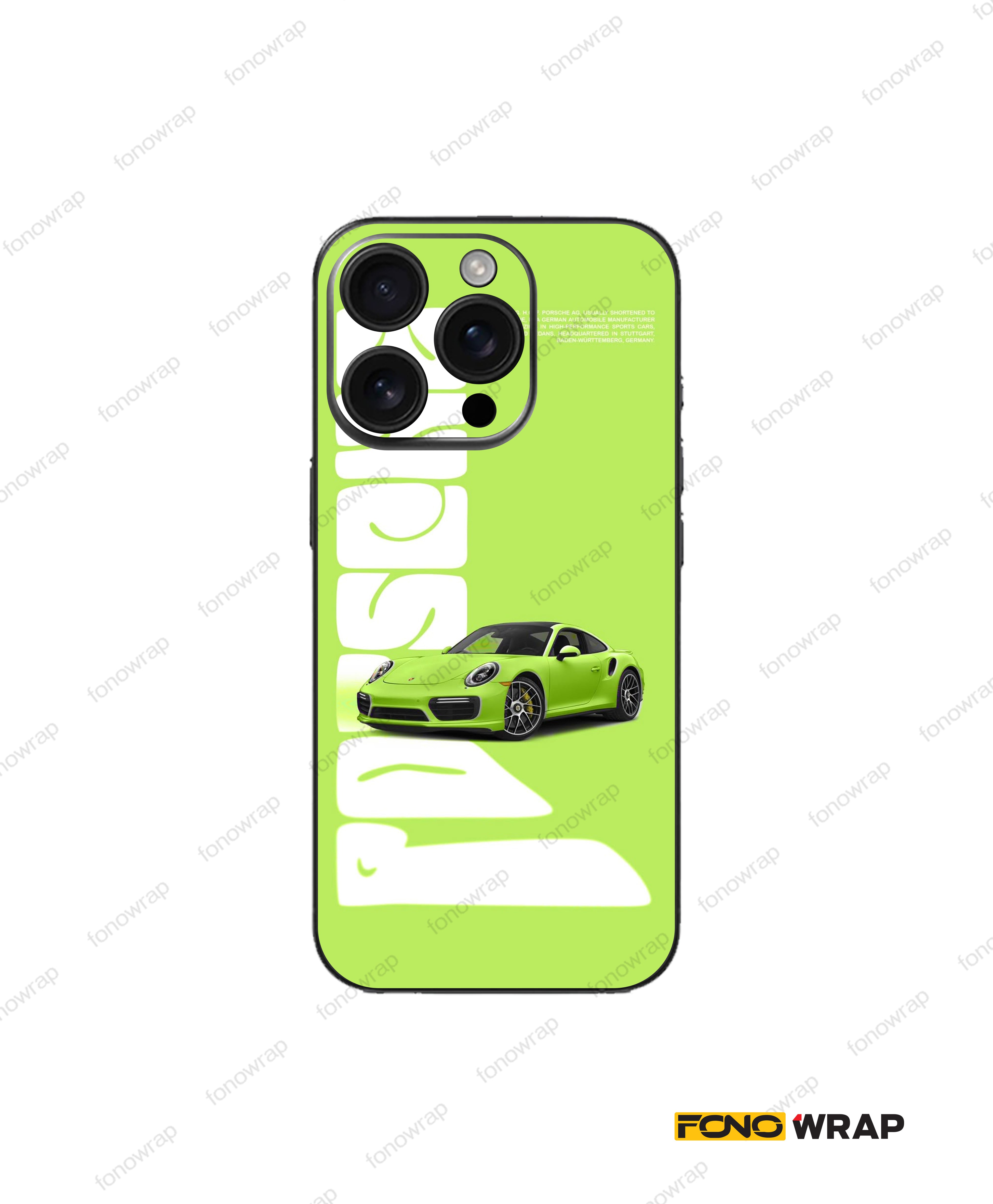 Neon Drive 3D Embossed Mobile Skin