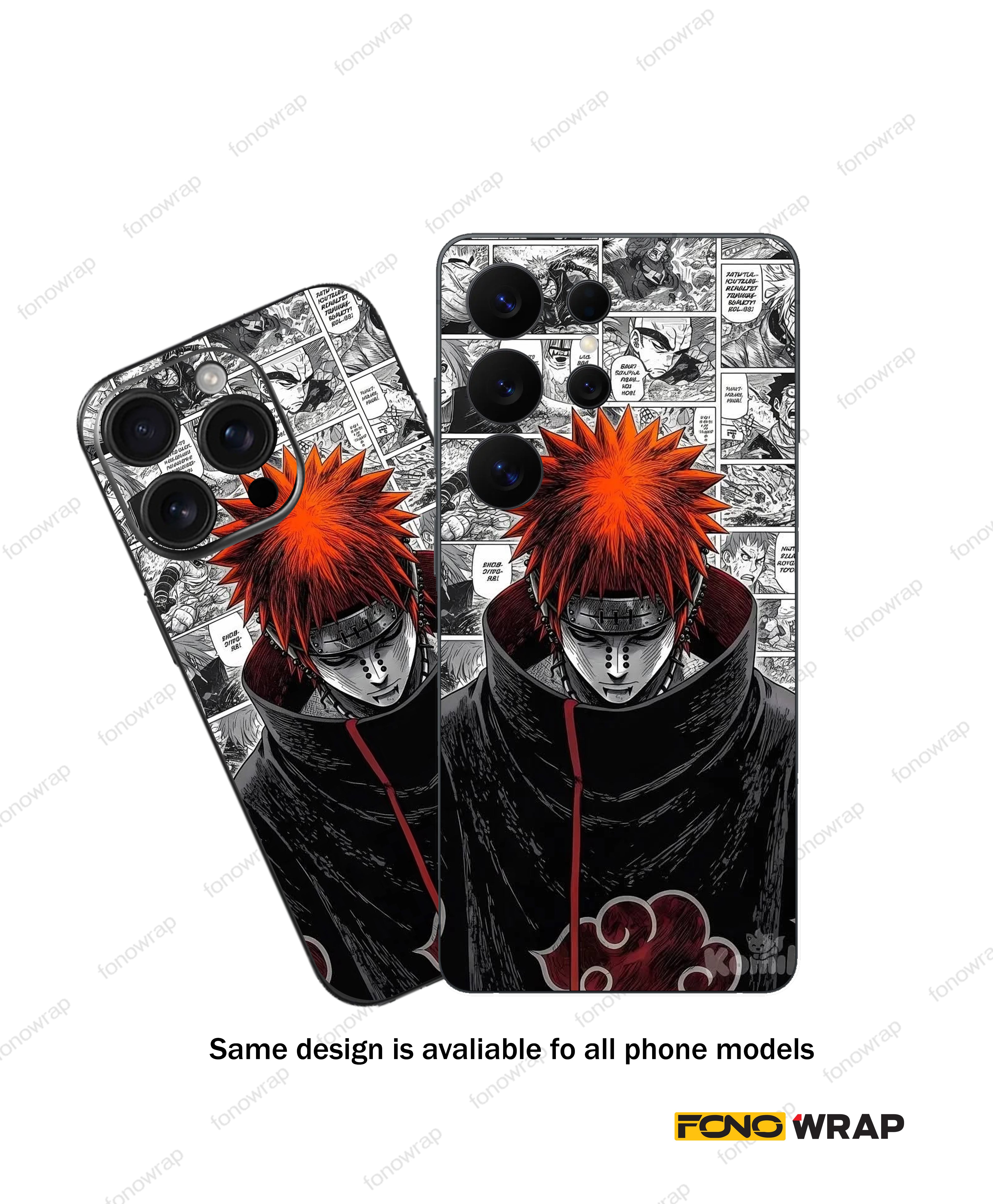 Naruto 3D Embossed Mobile Skin