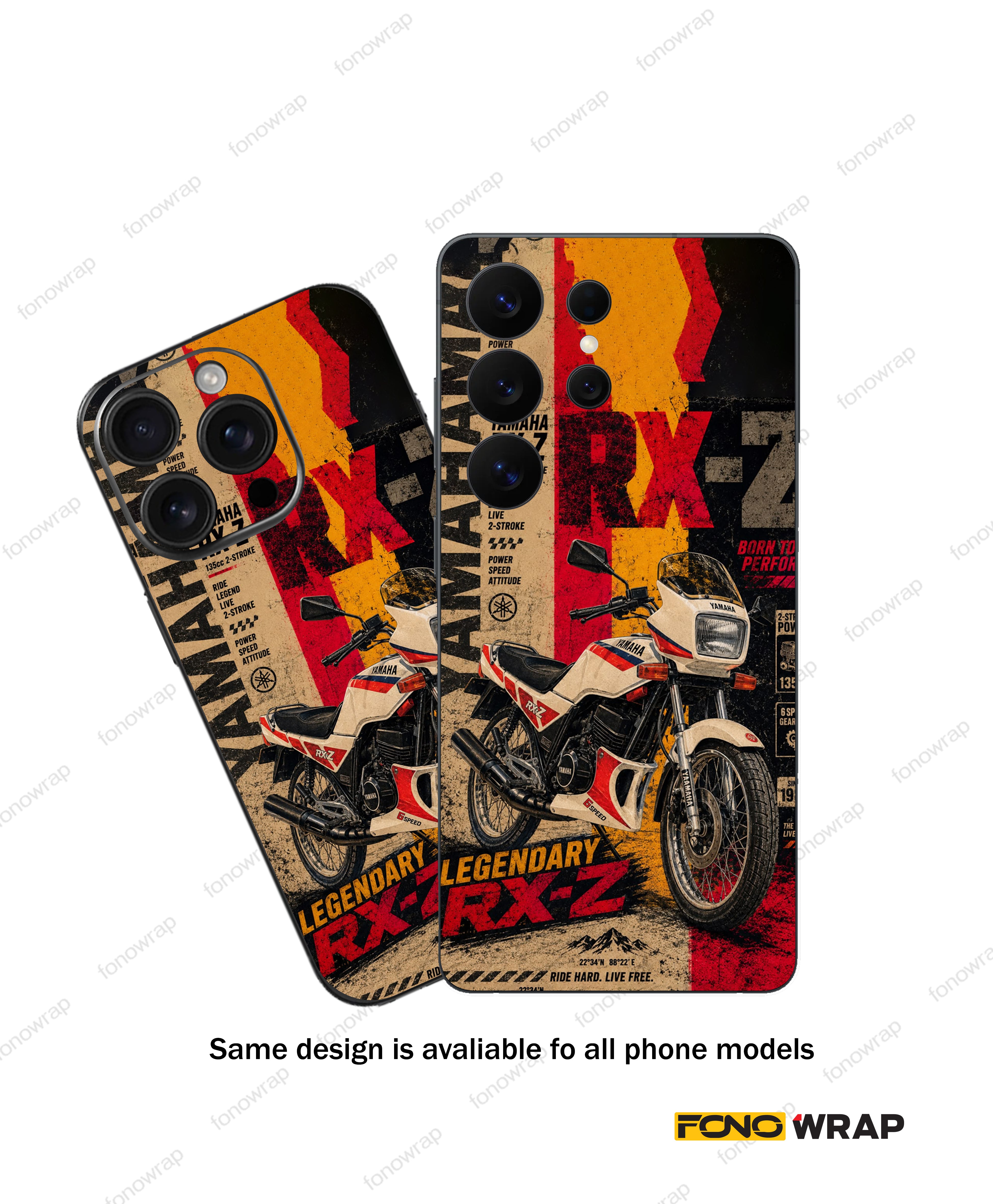RX-Z 3D Embossed Mobile Skin