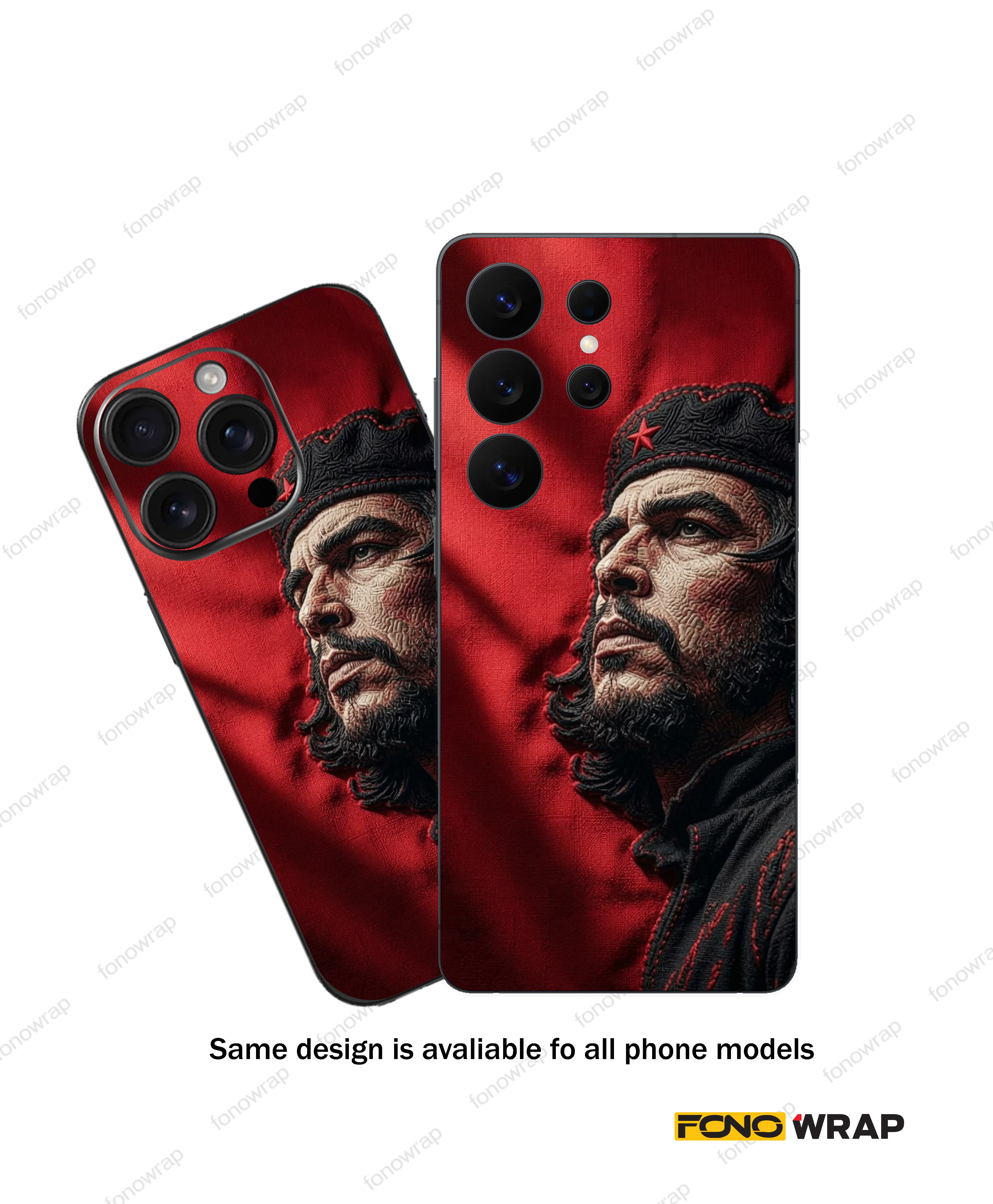 Che Guevara 3D Embossed Mobile Skin