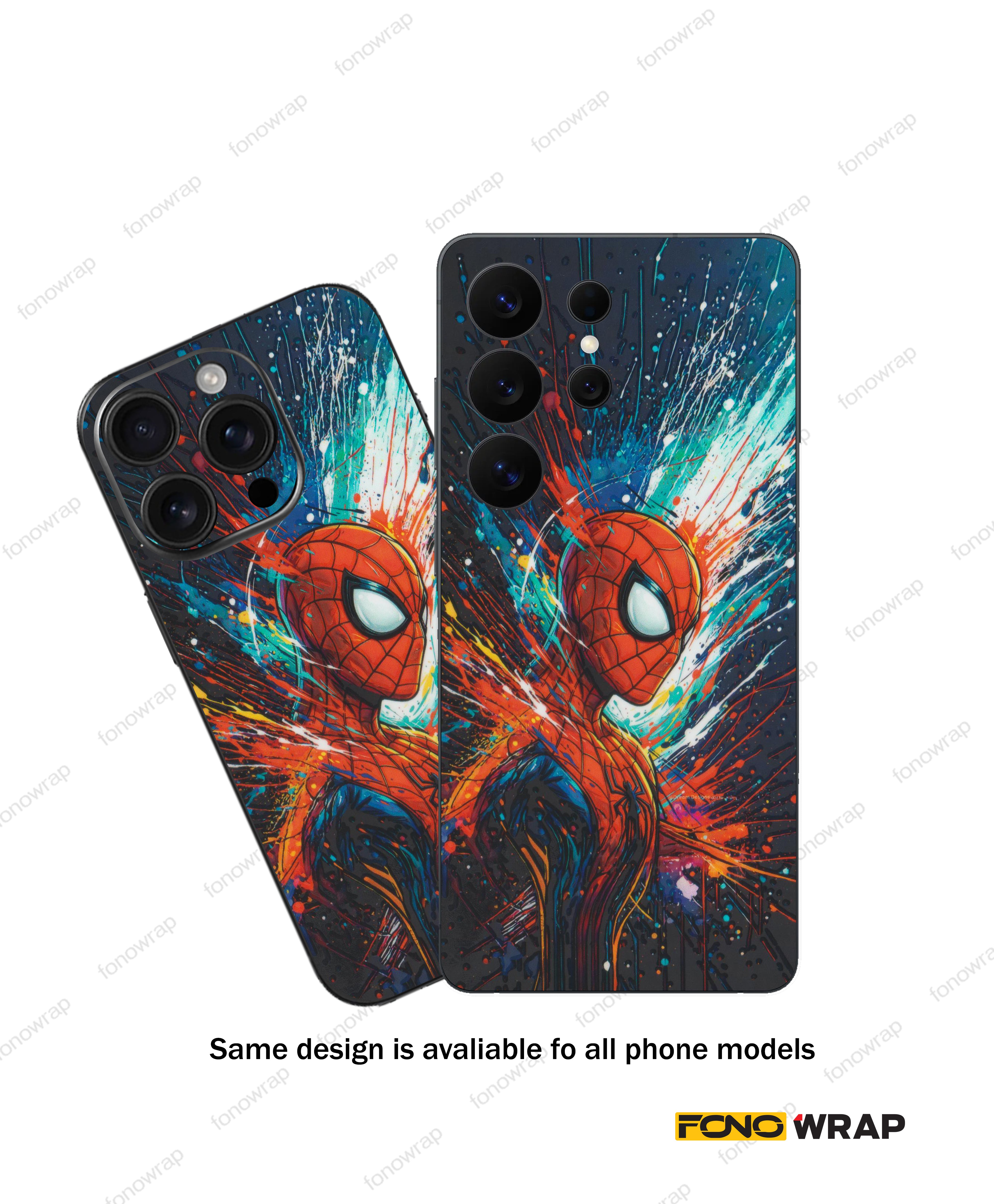 Spiderman  3D Embossed Mobile Skin