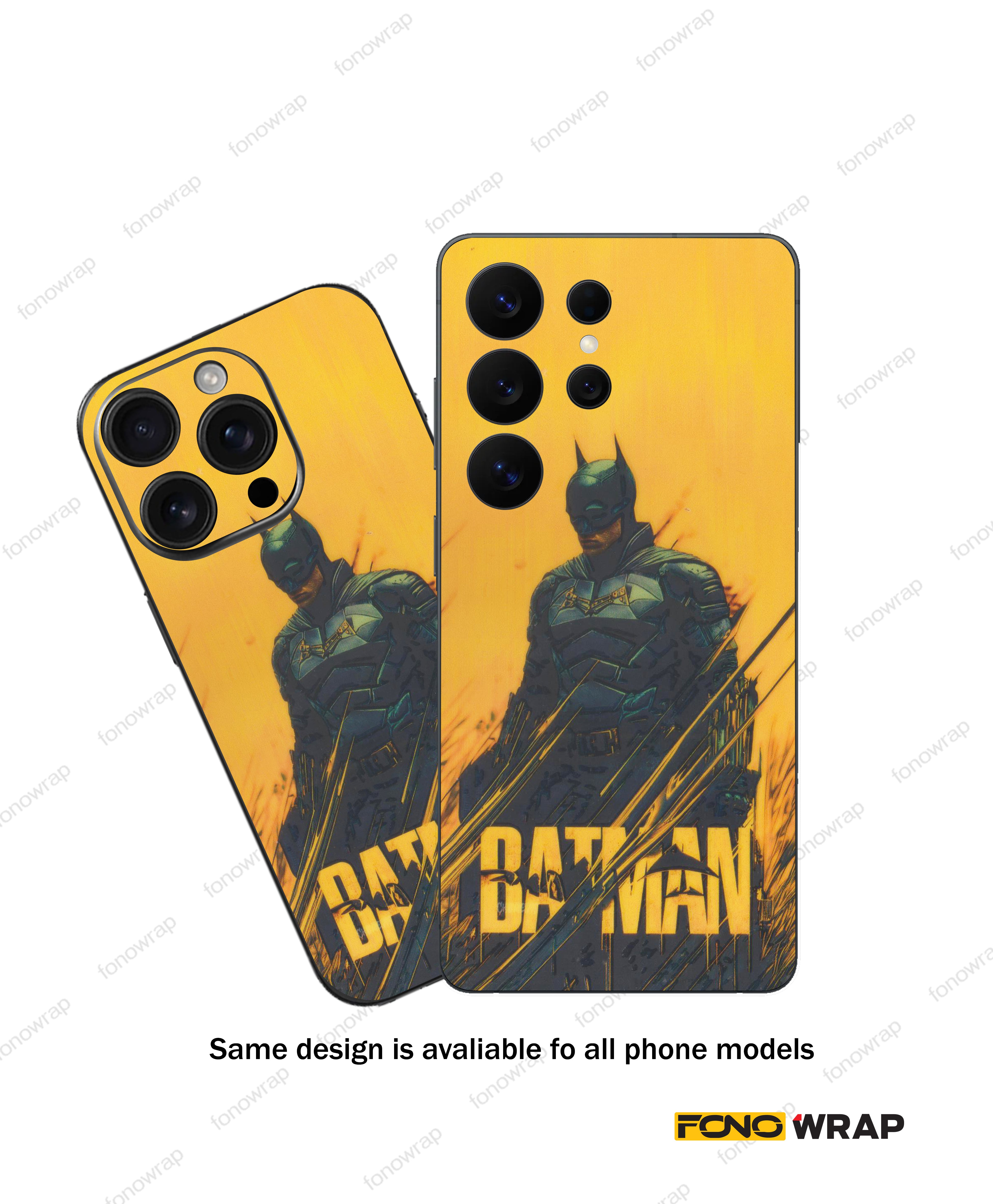 Batman 3D Embossed Mobile Skin