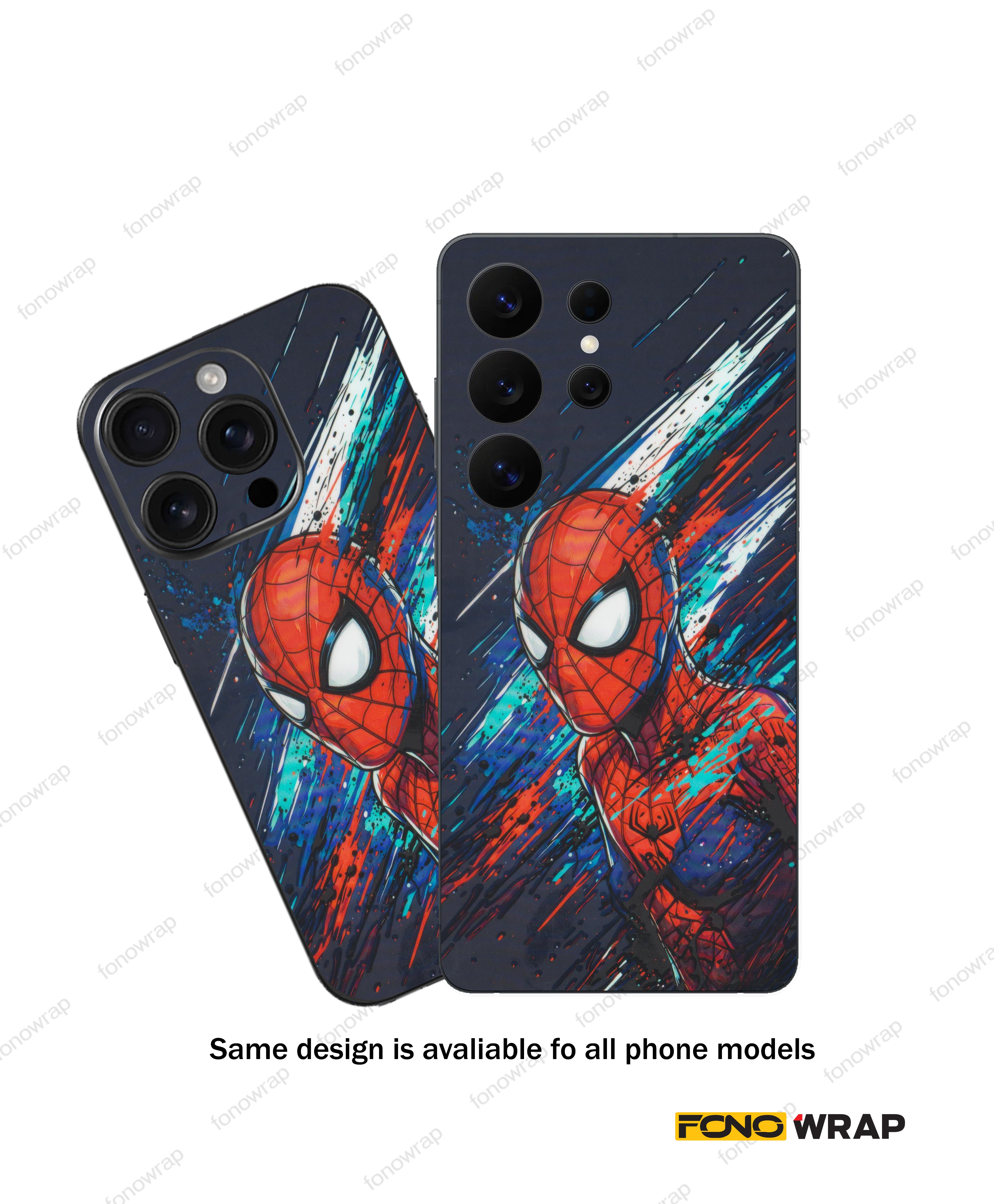 Spiderman-2 3D Embossed Mobile Skin