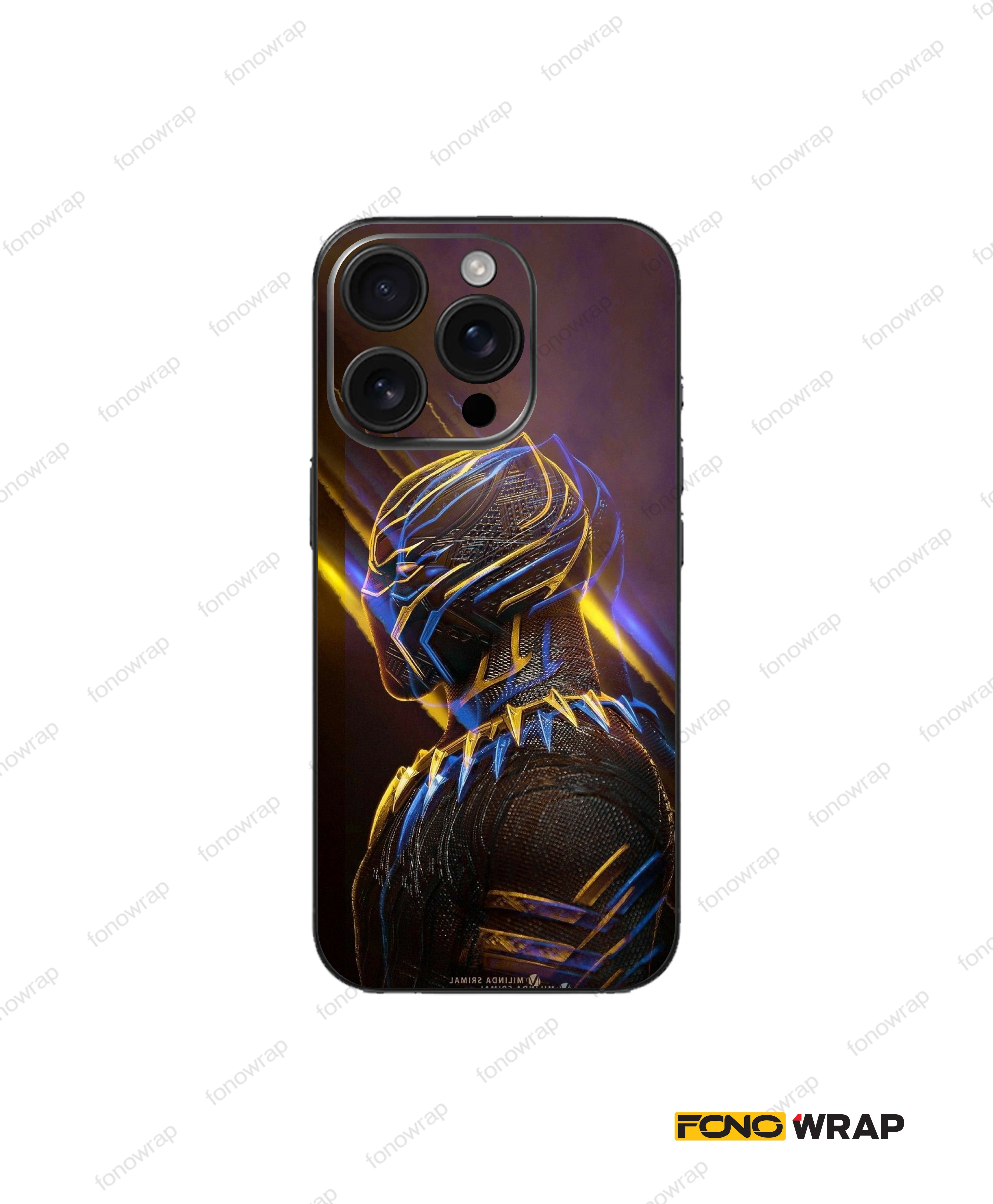 Electro Panther 3D Embossed Mobile Skin
