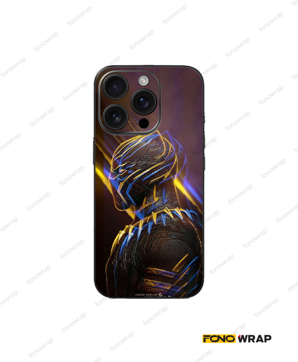 Electro Panther Embossed Mobile Skin