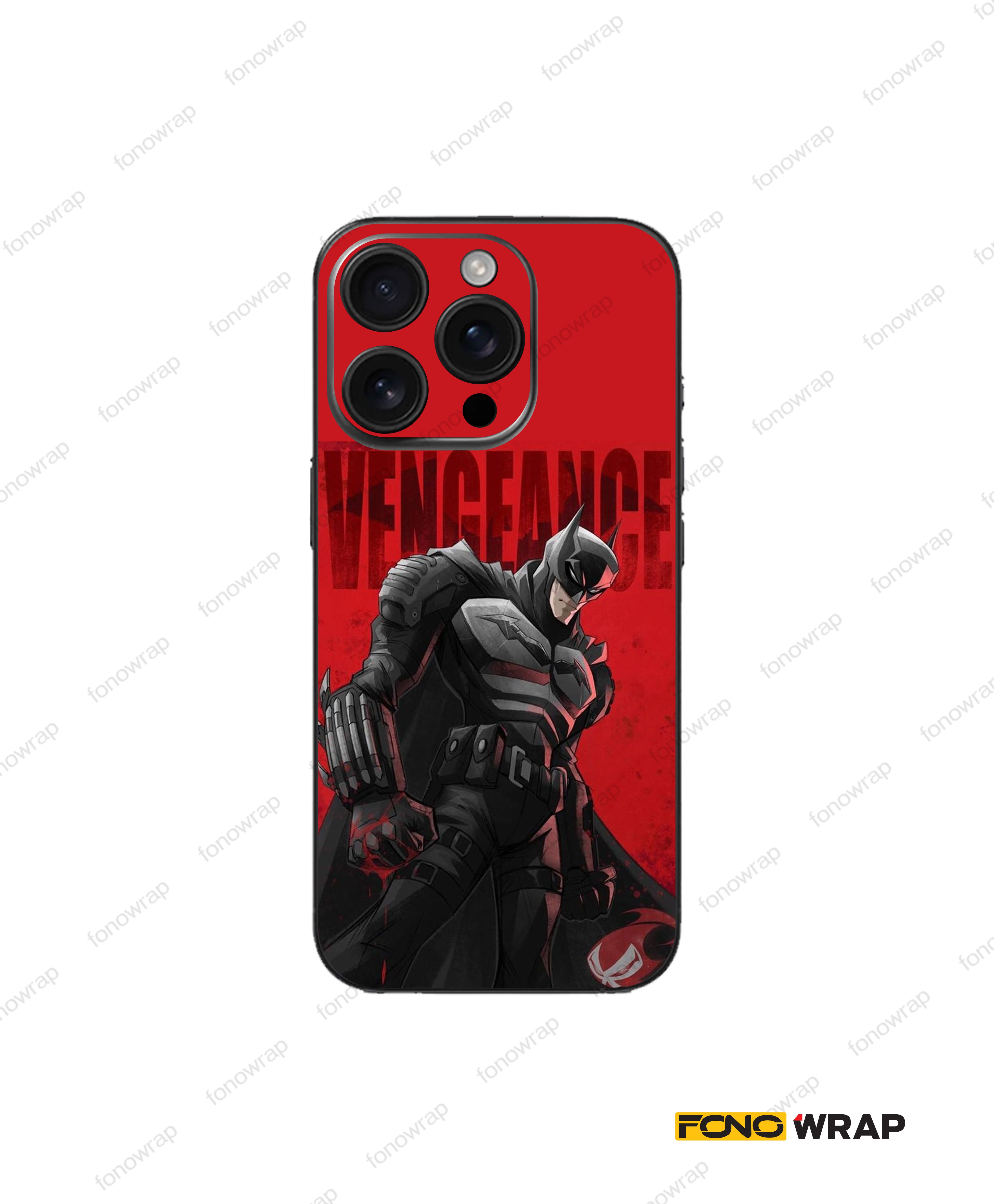 Fear The Bat 3D Embossed Mobile Skin