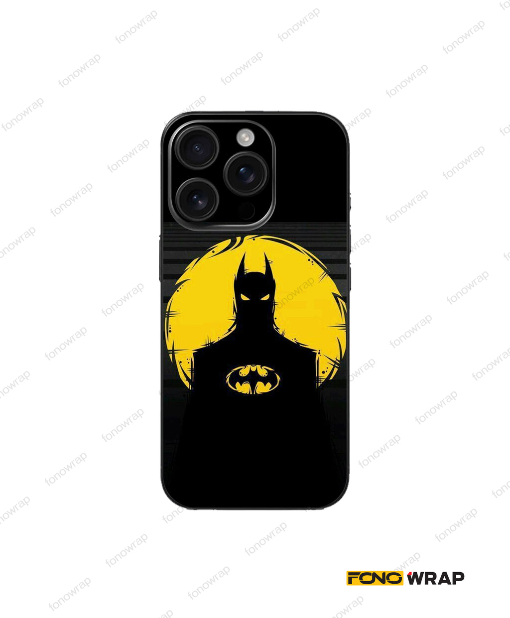 Bat Eclipse Embossed Mobile Skin