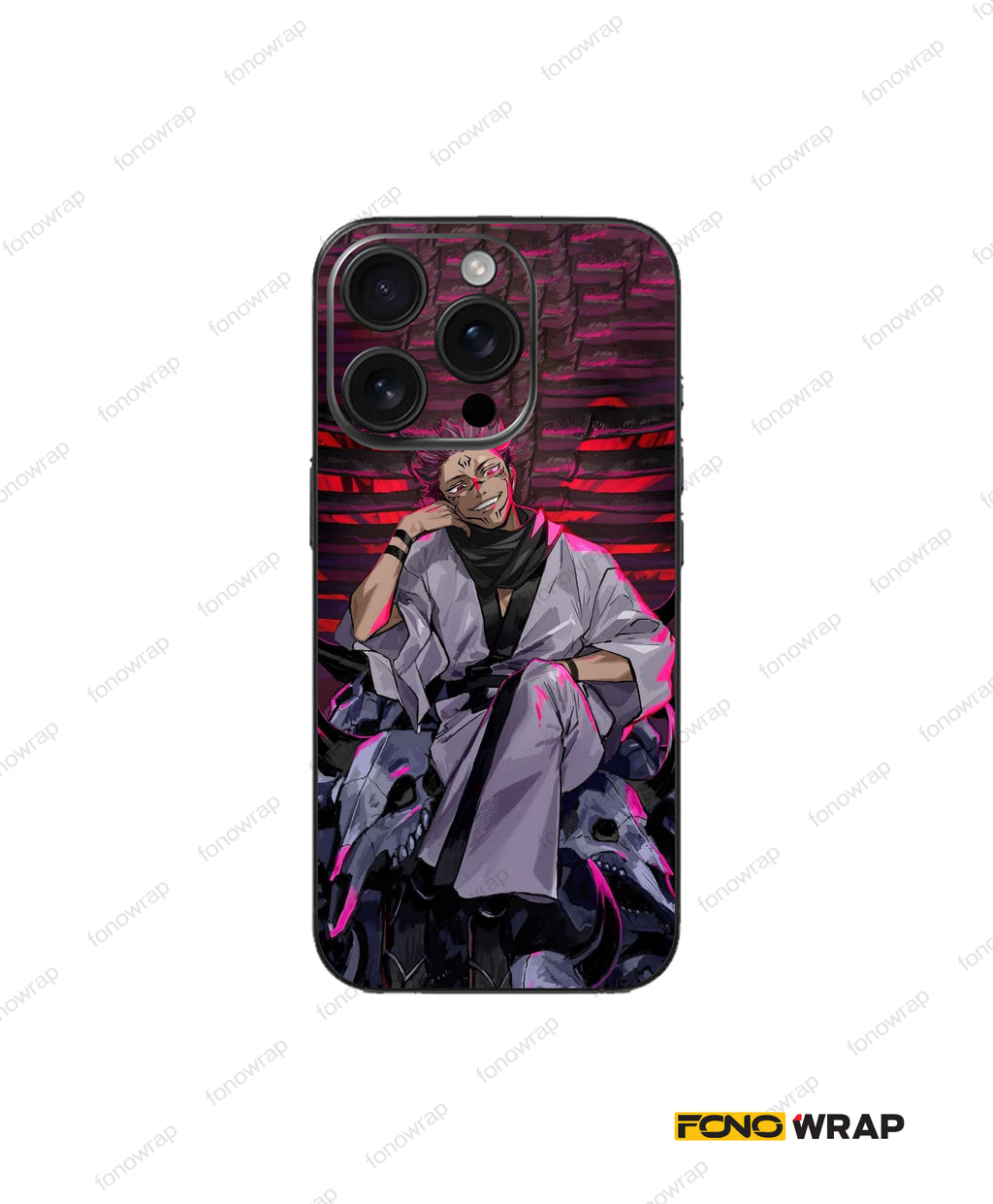 Sukuna Sama Embossed Mobile Skin
