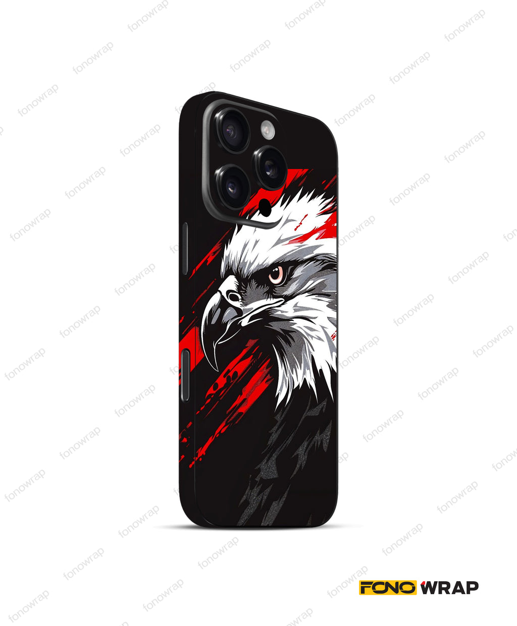 Bald Eagle Embossed Mobile Skin