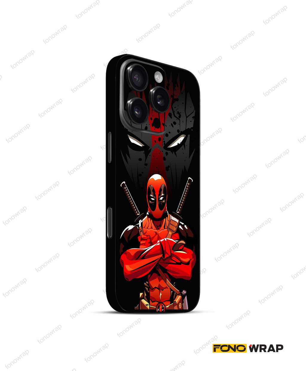 Armed DeadPool Embossed Mobile Skin