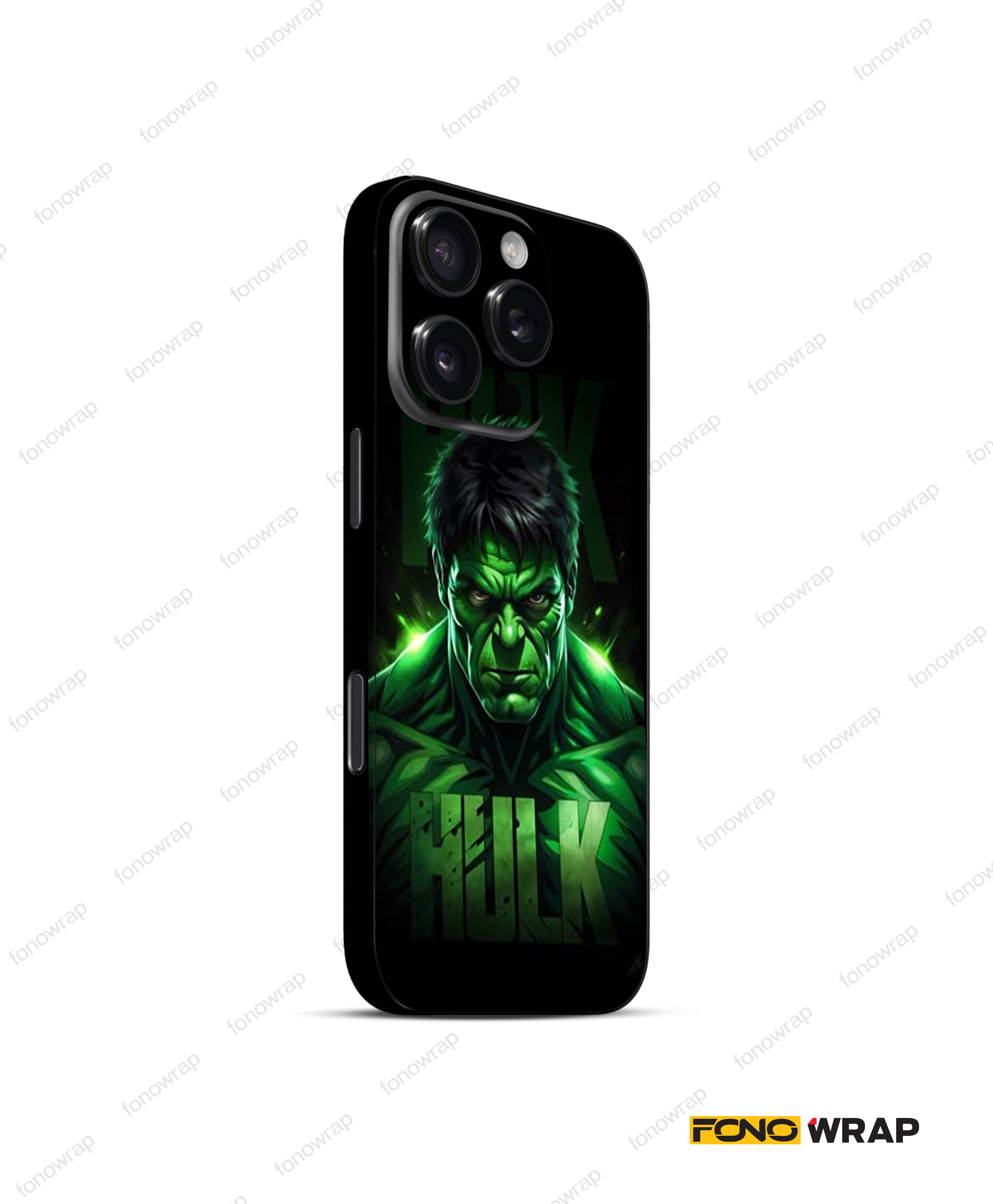Angry Gaze Hulk 3D Embossed Mobile Skin