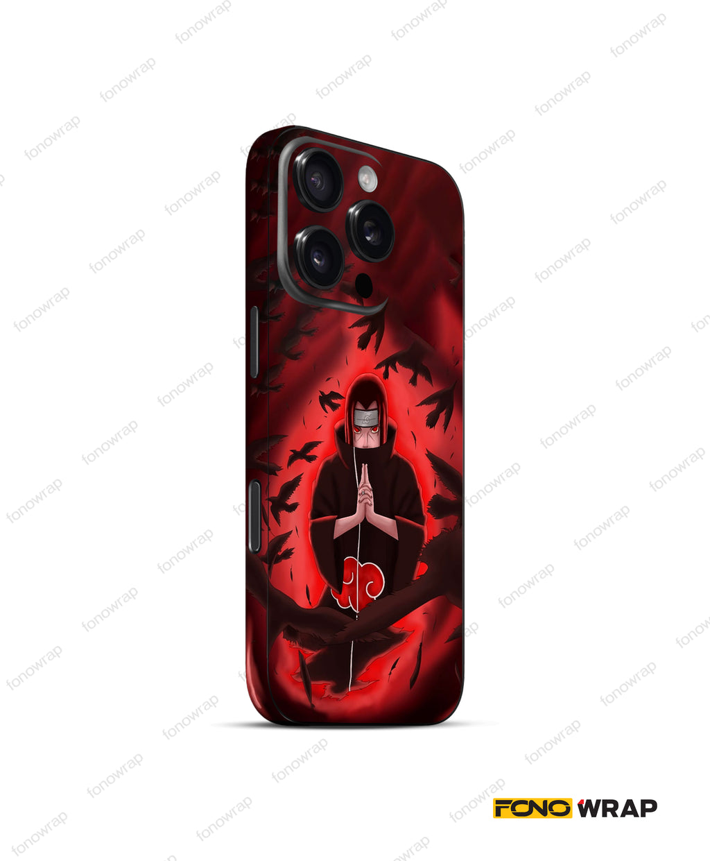 Itachi Genjutsu Embossed Mobile Skin
