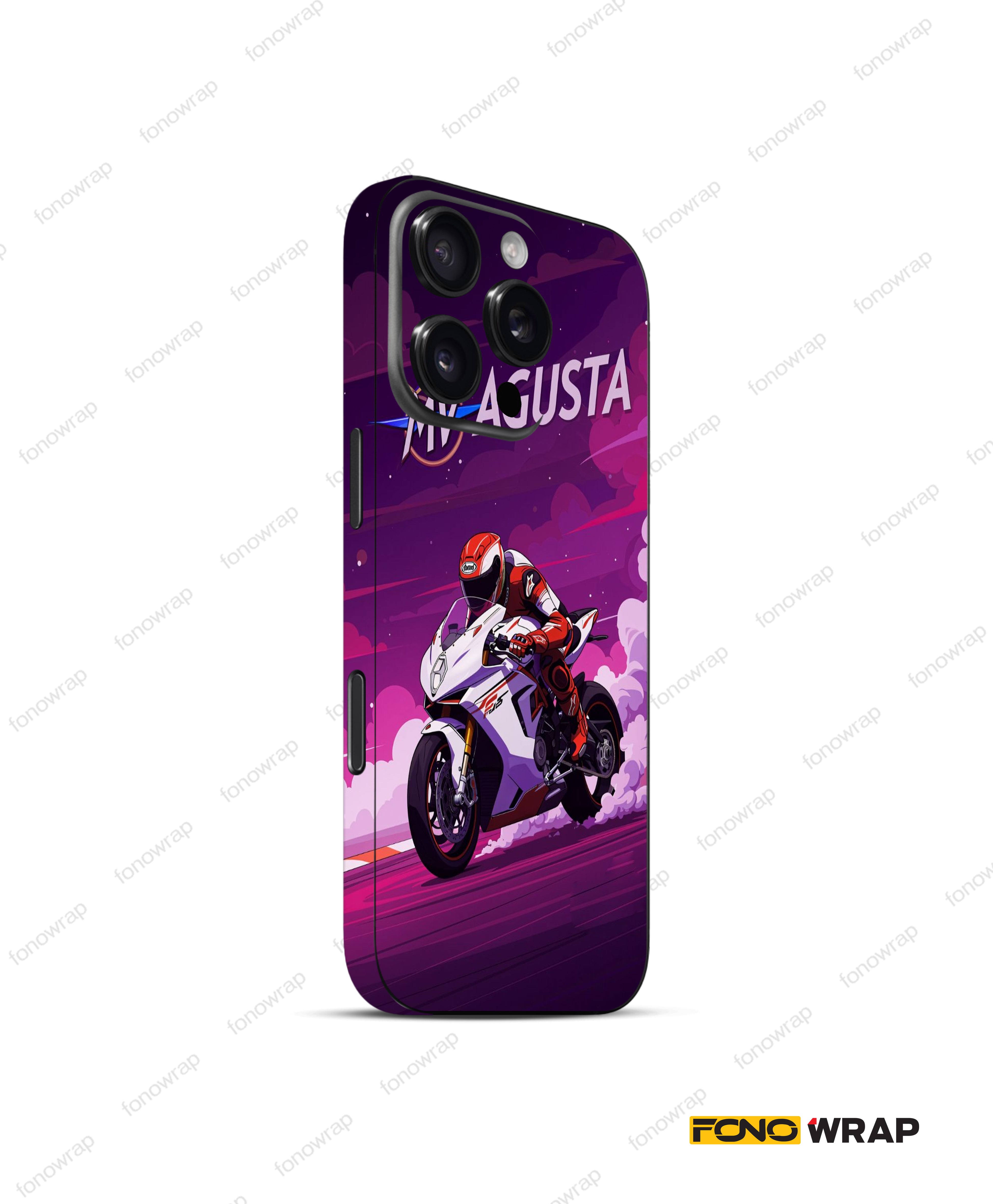 YZF Racing 3D Embossed Mobile Skin