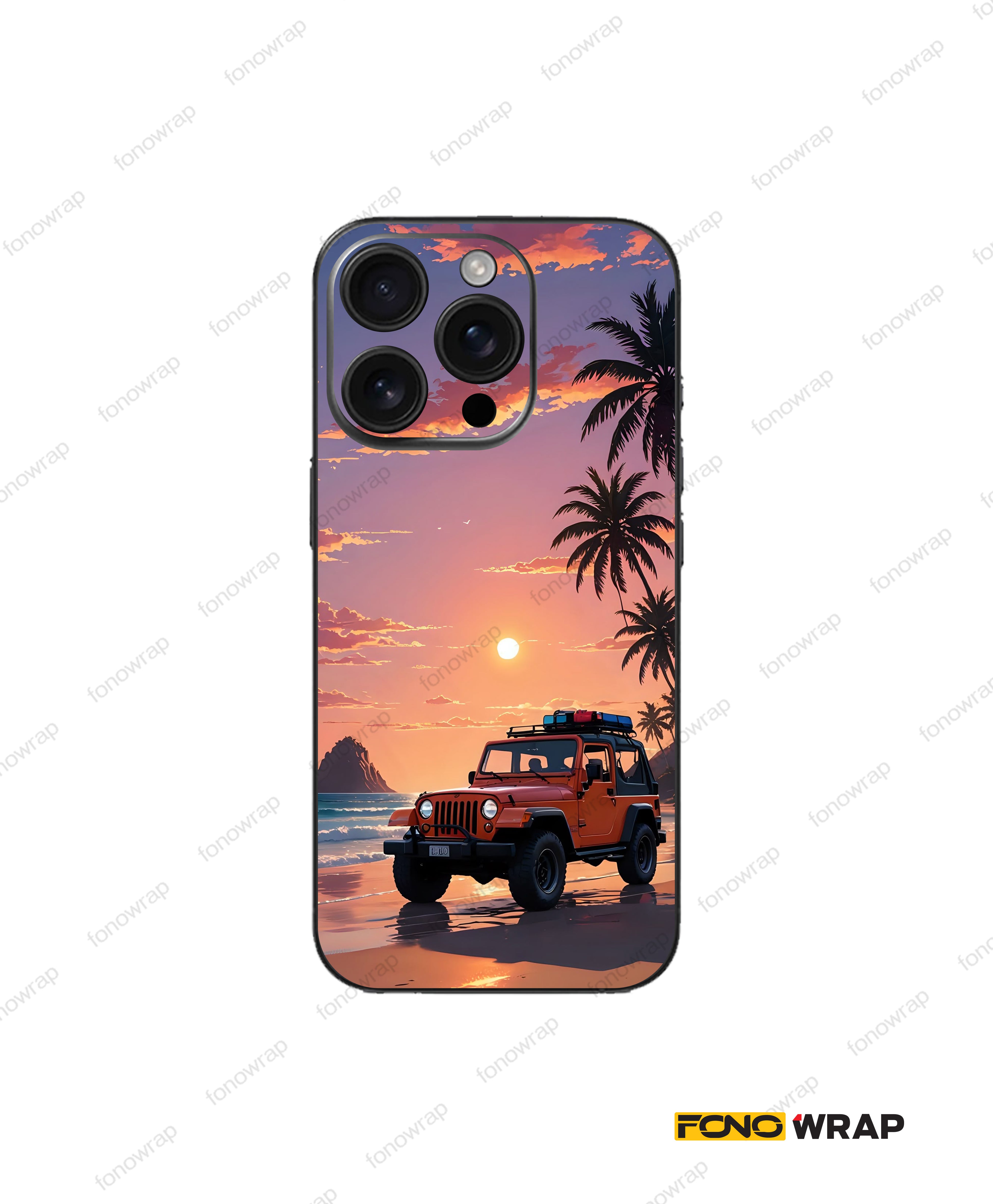 SUV 4x4 3D Embossed Mobile Skin