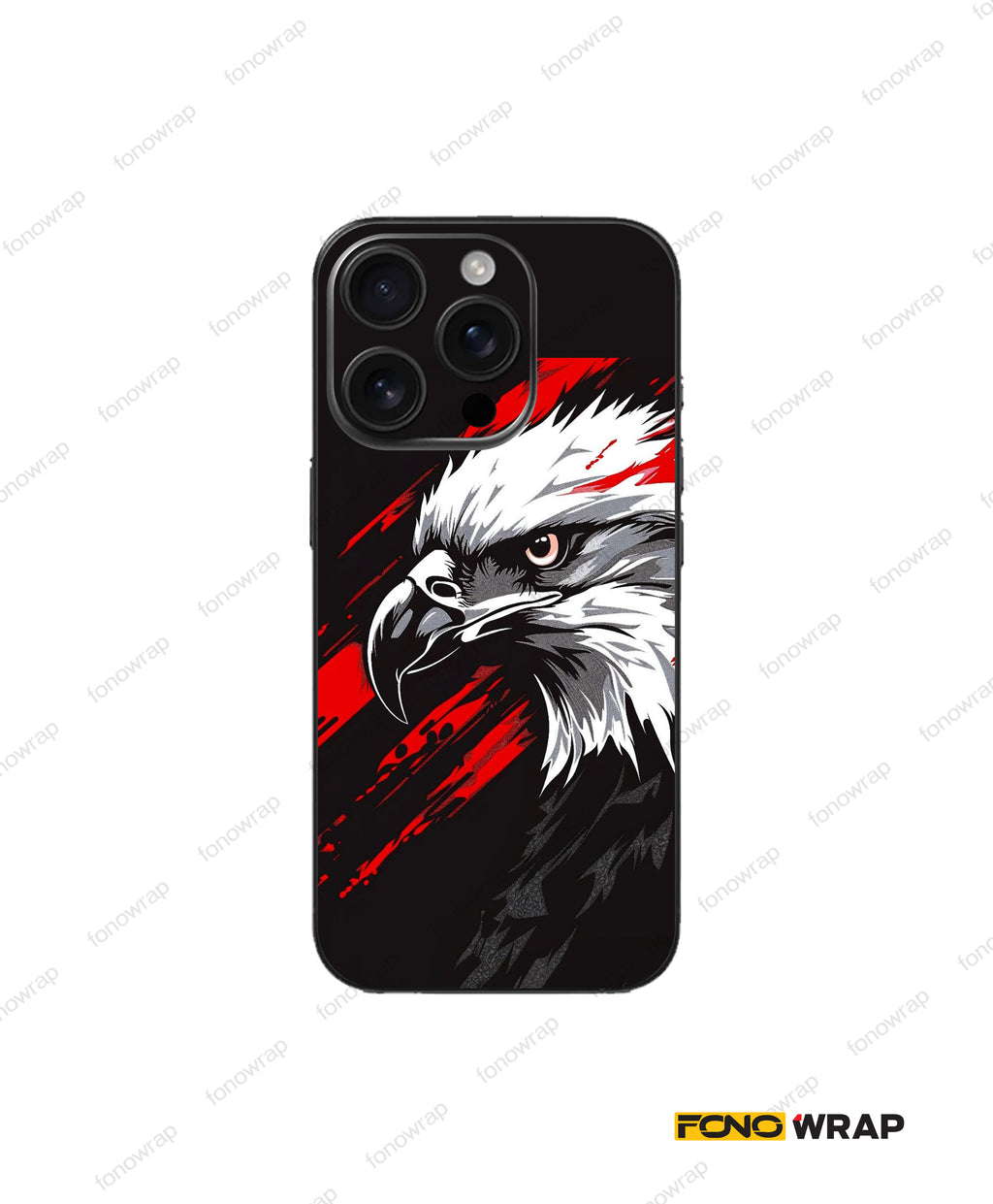 Bald Eagle Embossed Mobile Skin