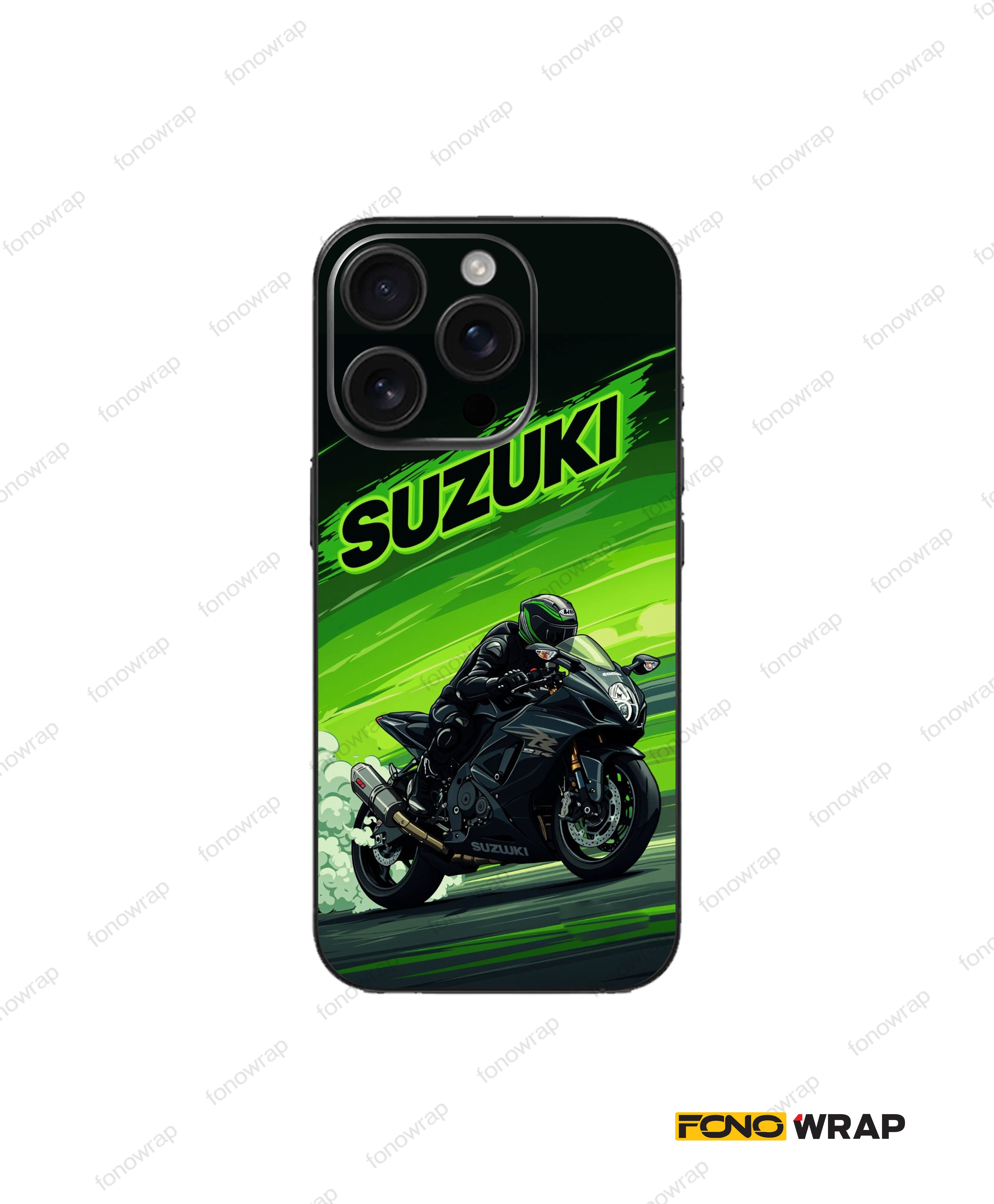 Gixxer 1000 3D Embossed Mobile Skin