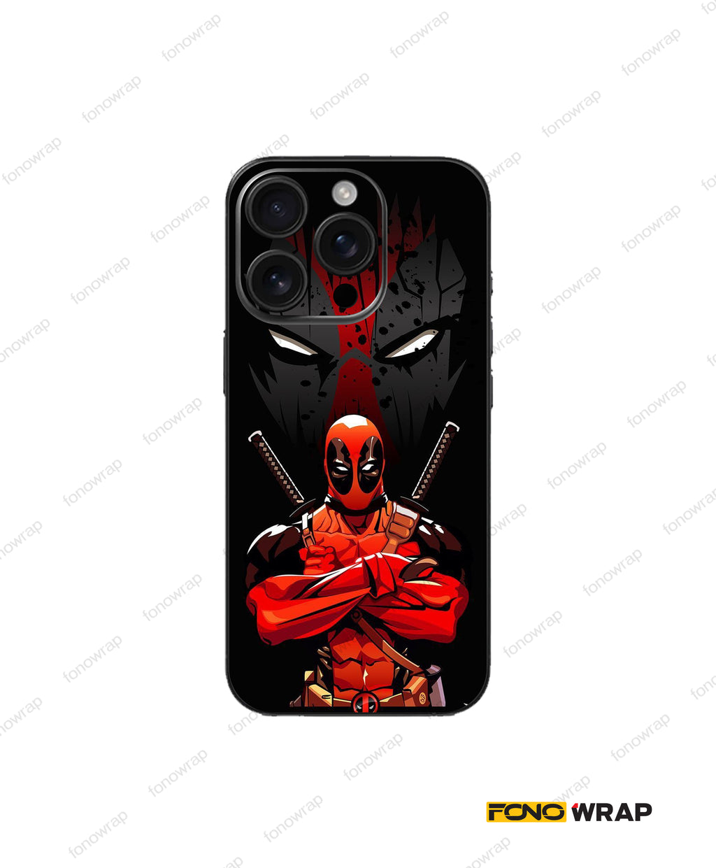Armed DeadPool Embossed Mobile Skin