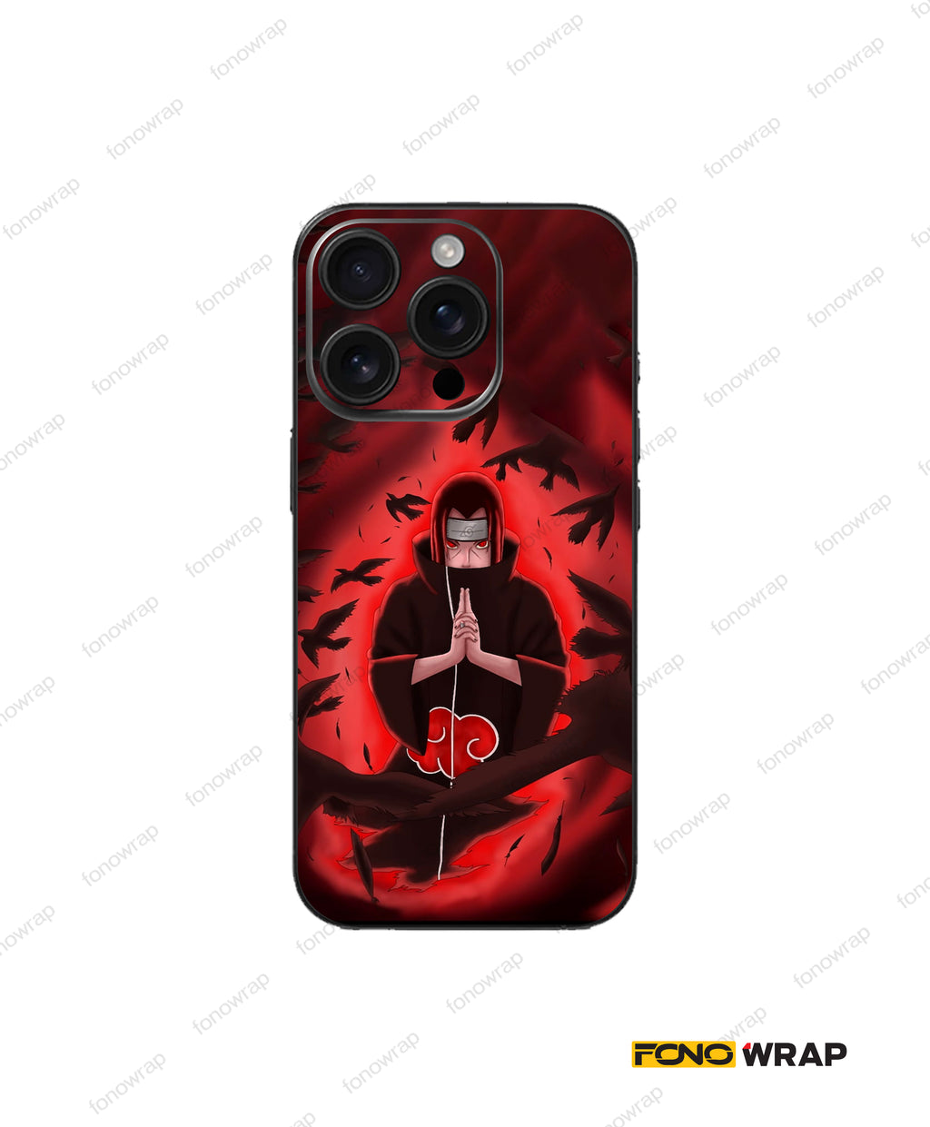 Itachi Genjutsu Embossed Mobile Skin