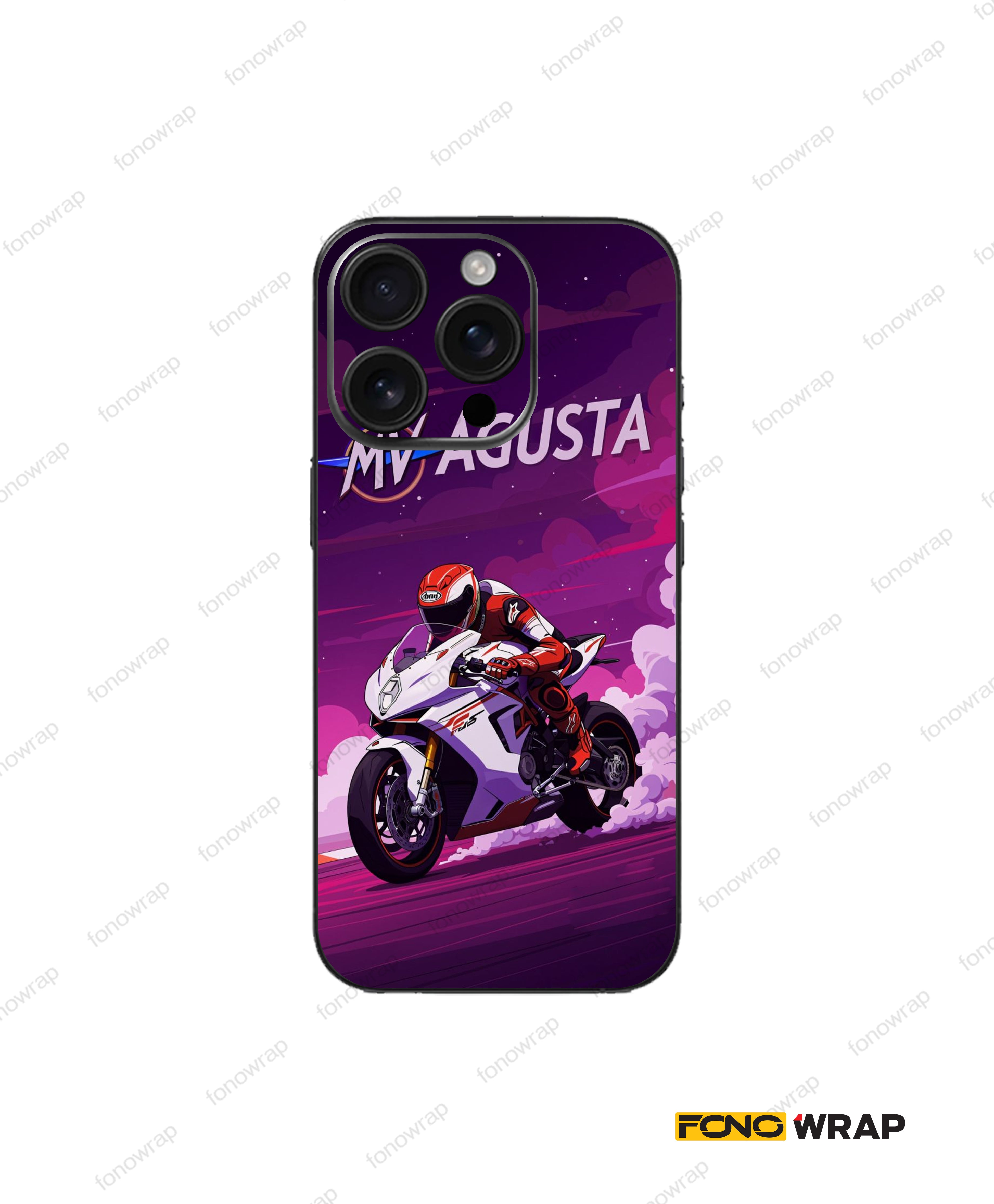 YZF Racing 3D Embossed Mobile Skin