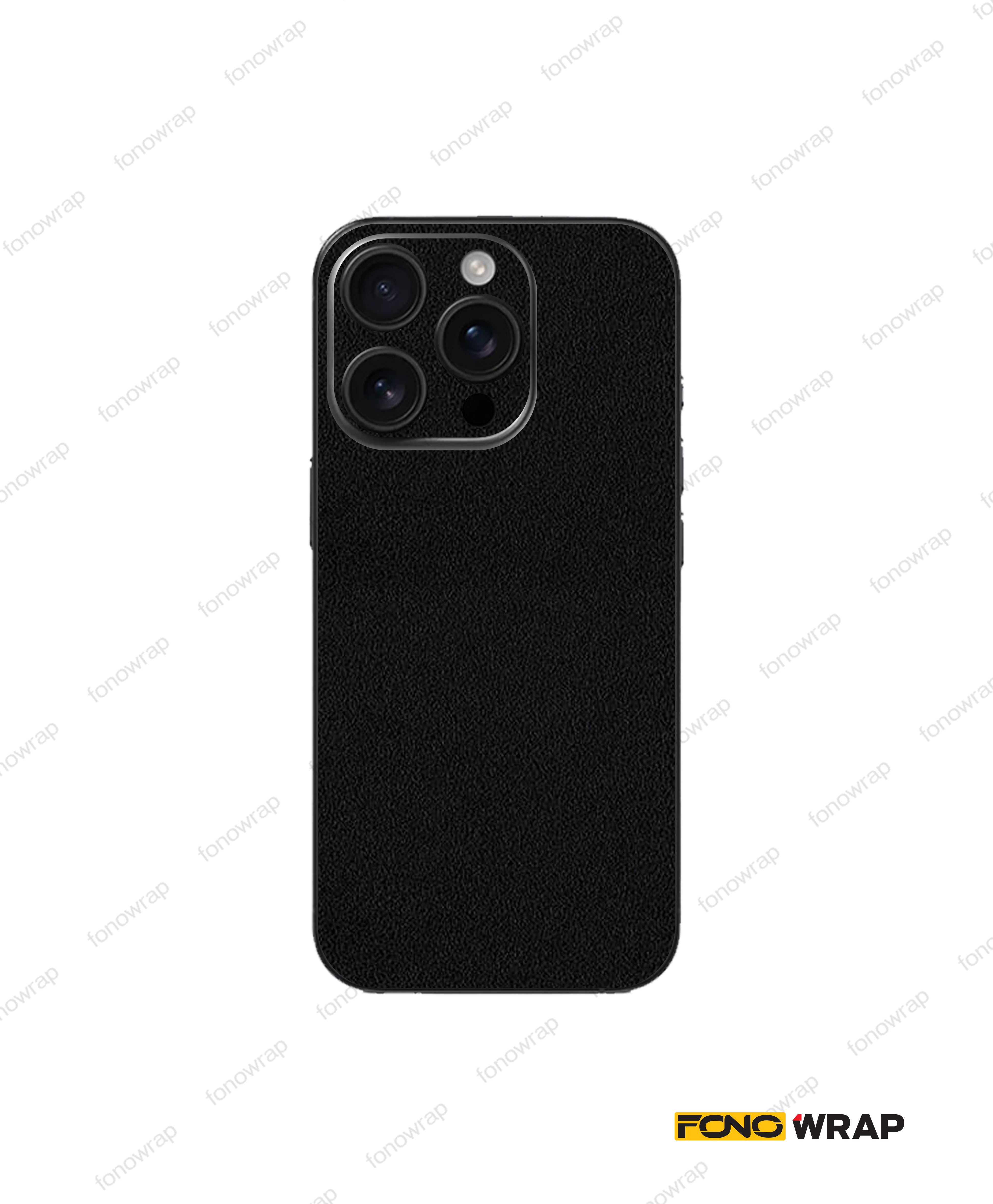 Matte Black Textured Mobile Skin