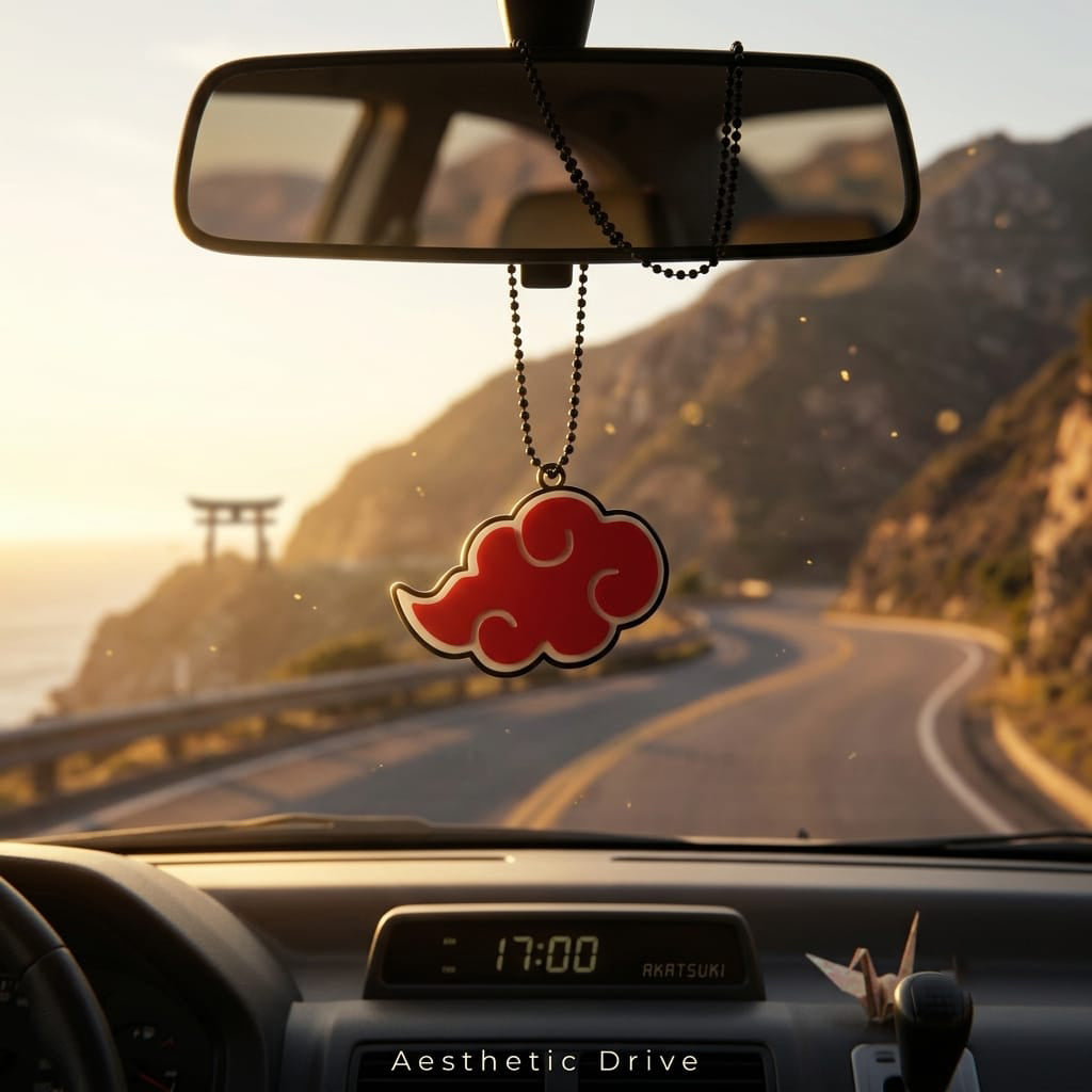 Akatsuki Red Cloud Car Hangings