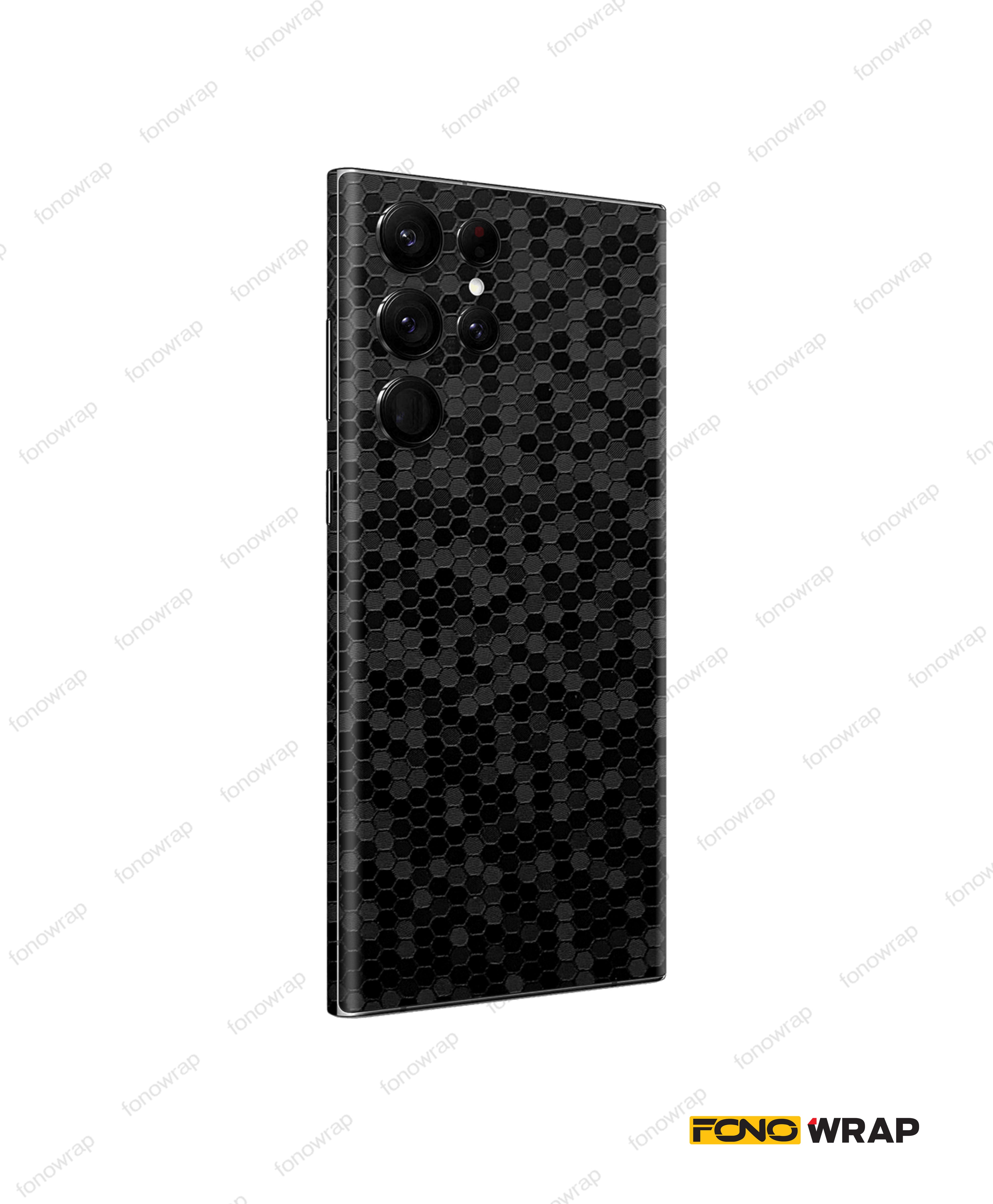 Black Honeycomb Textured Mobile Skin