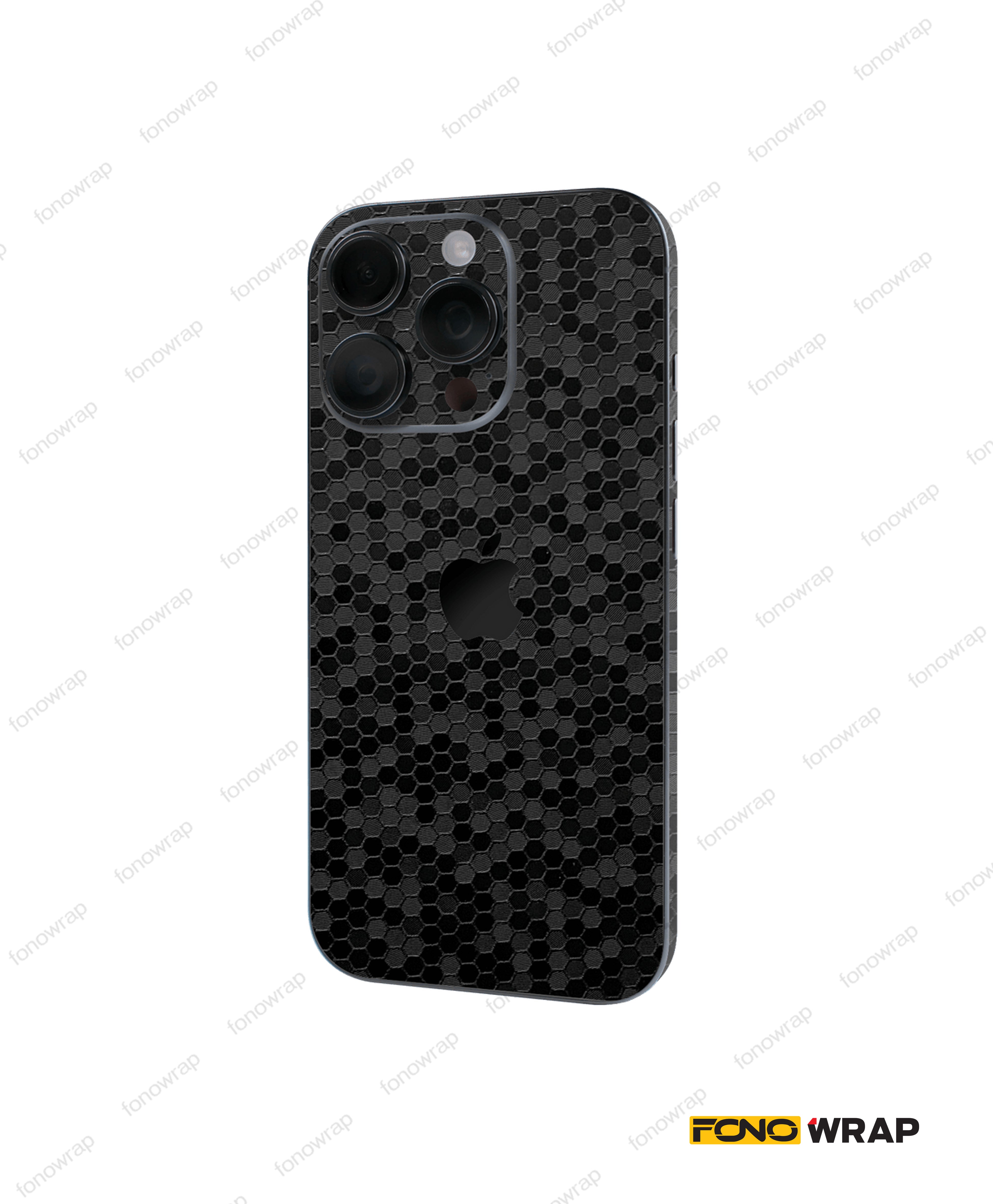 Black Honeycomb Textured Mobile Skin