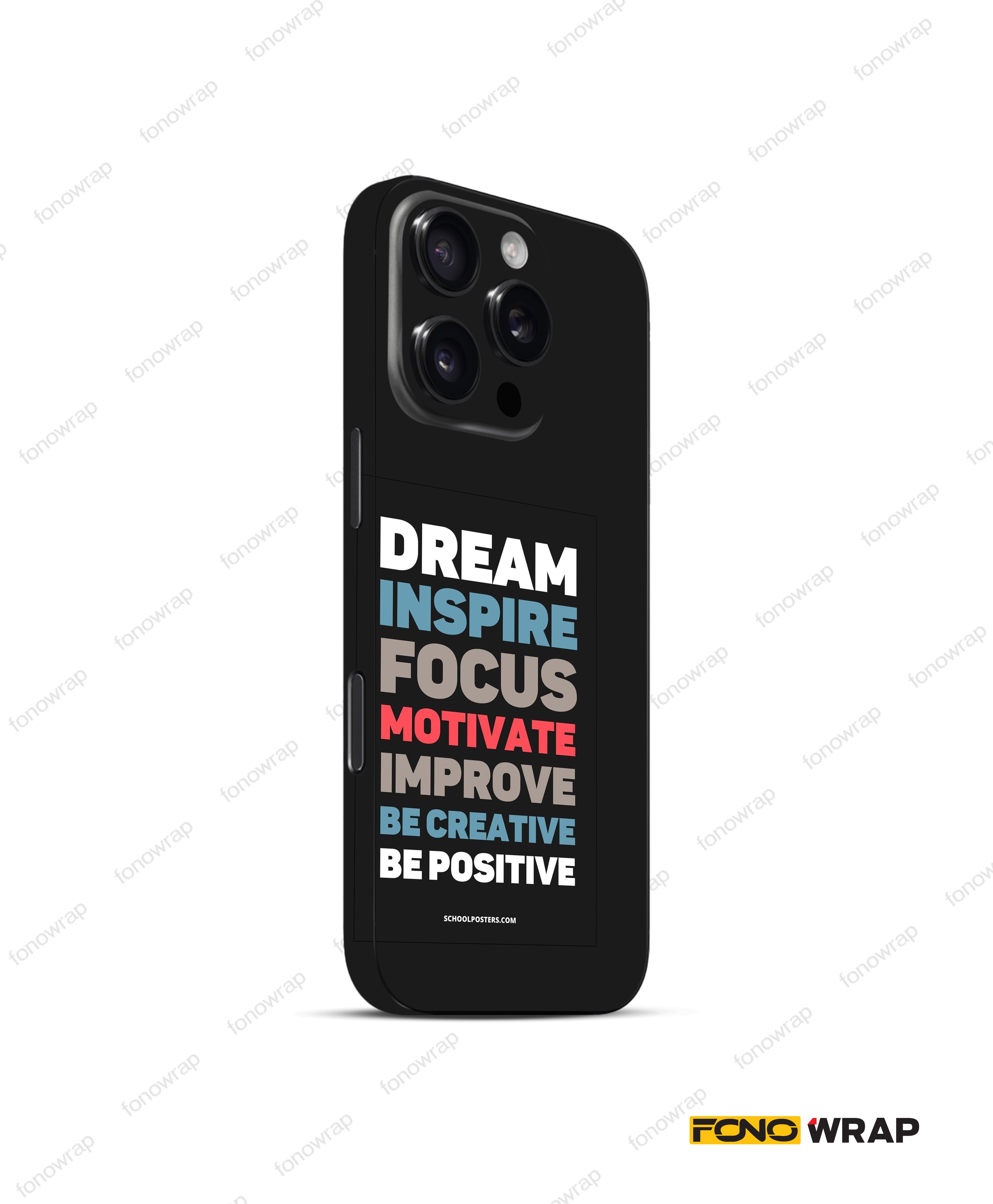 Thoughtful 3D Embossed Mobile Skin