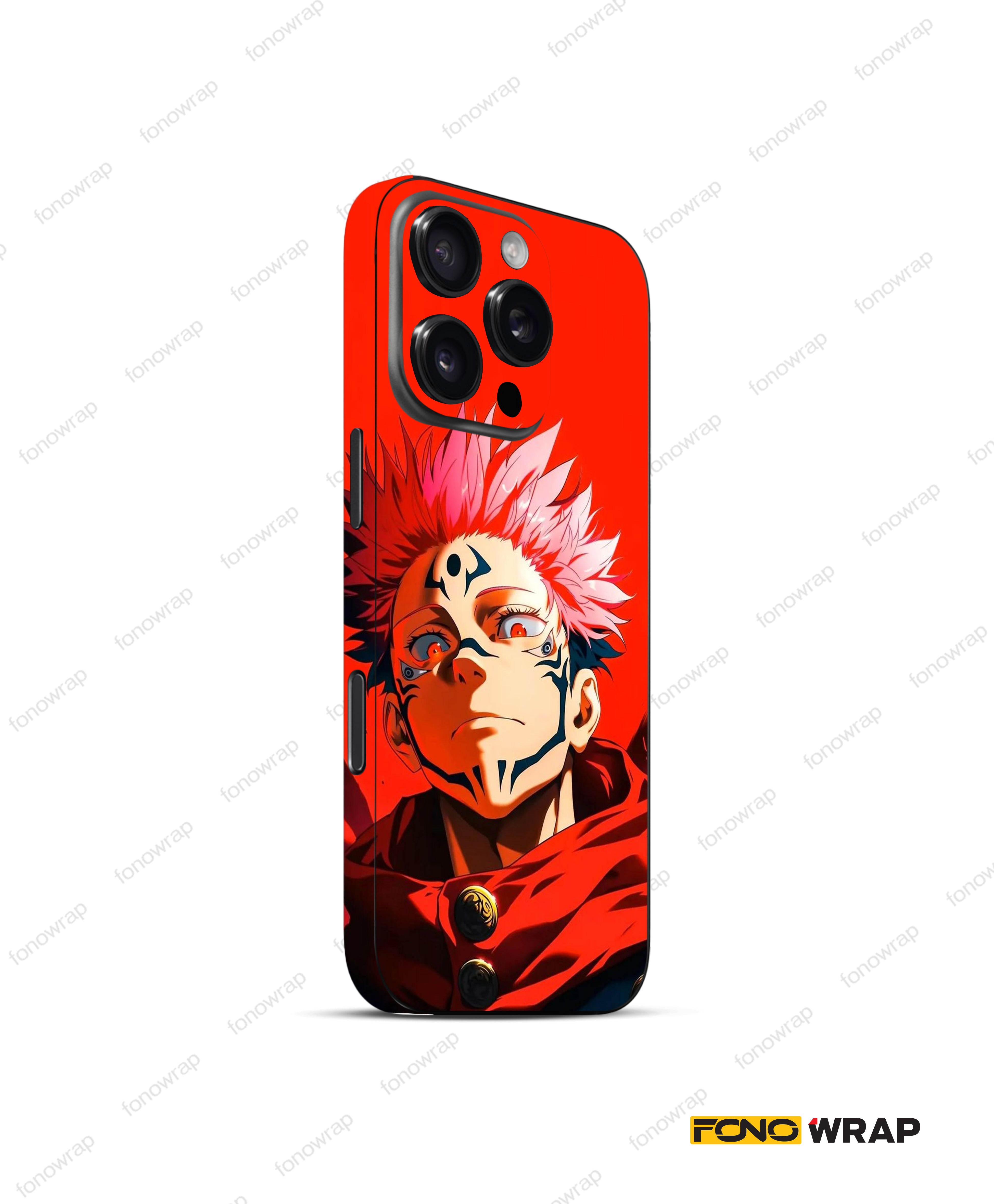Sukuna 3D Embossed Mobile Skin