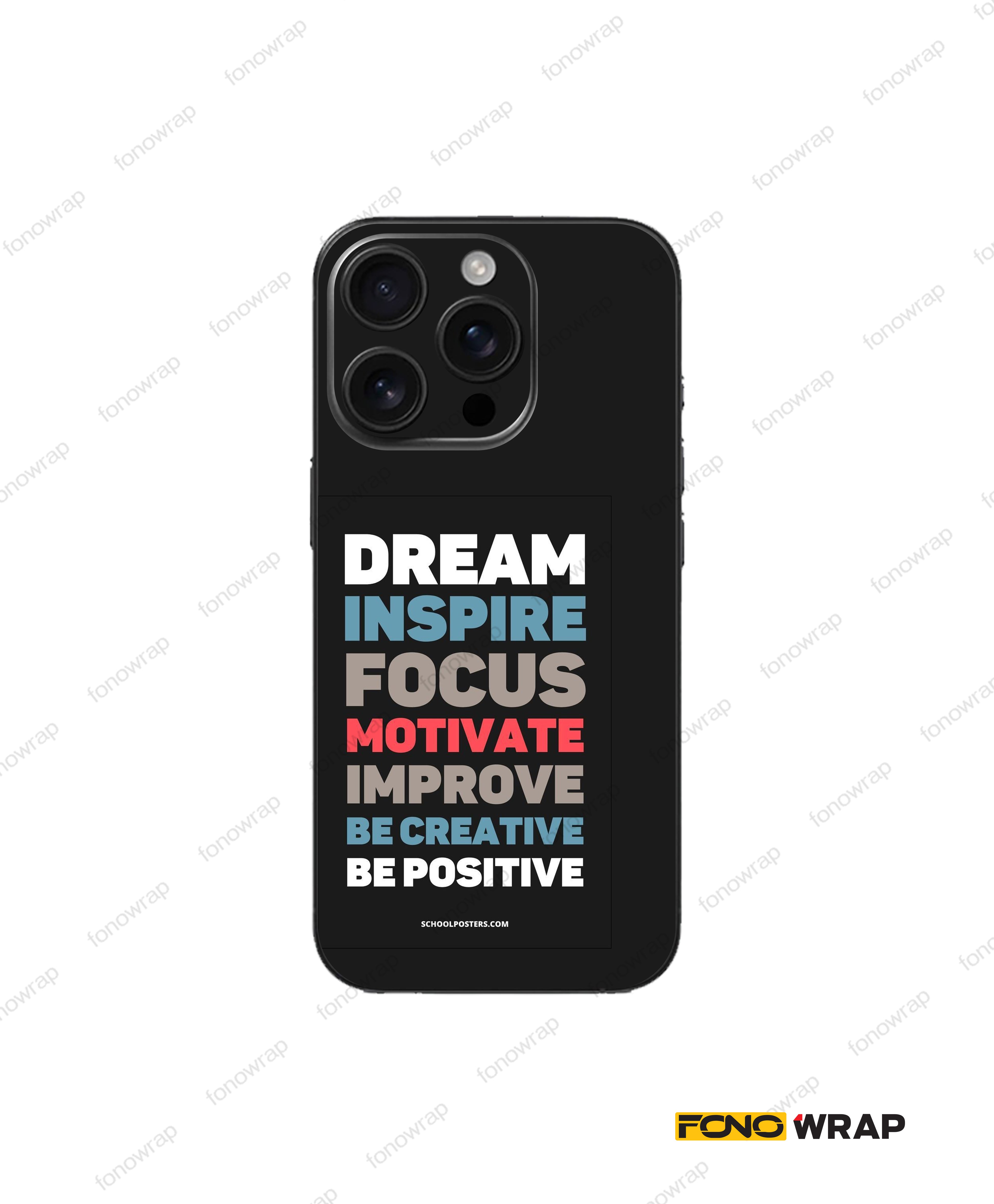 Thoughtful 3D Embossed Mobile Skin