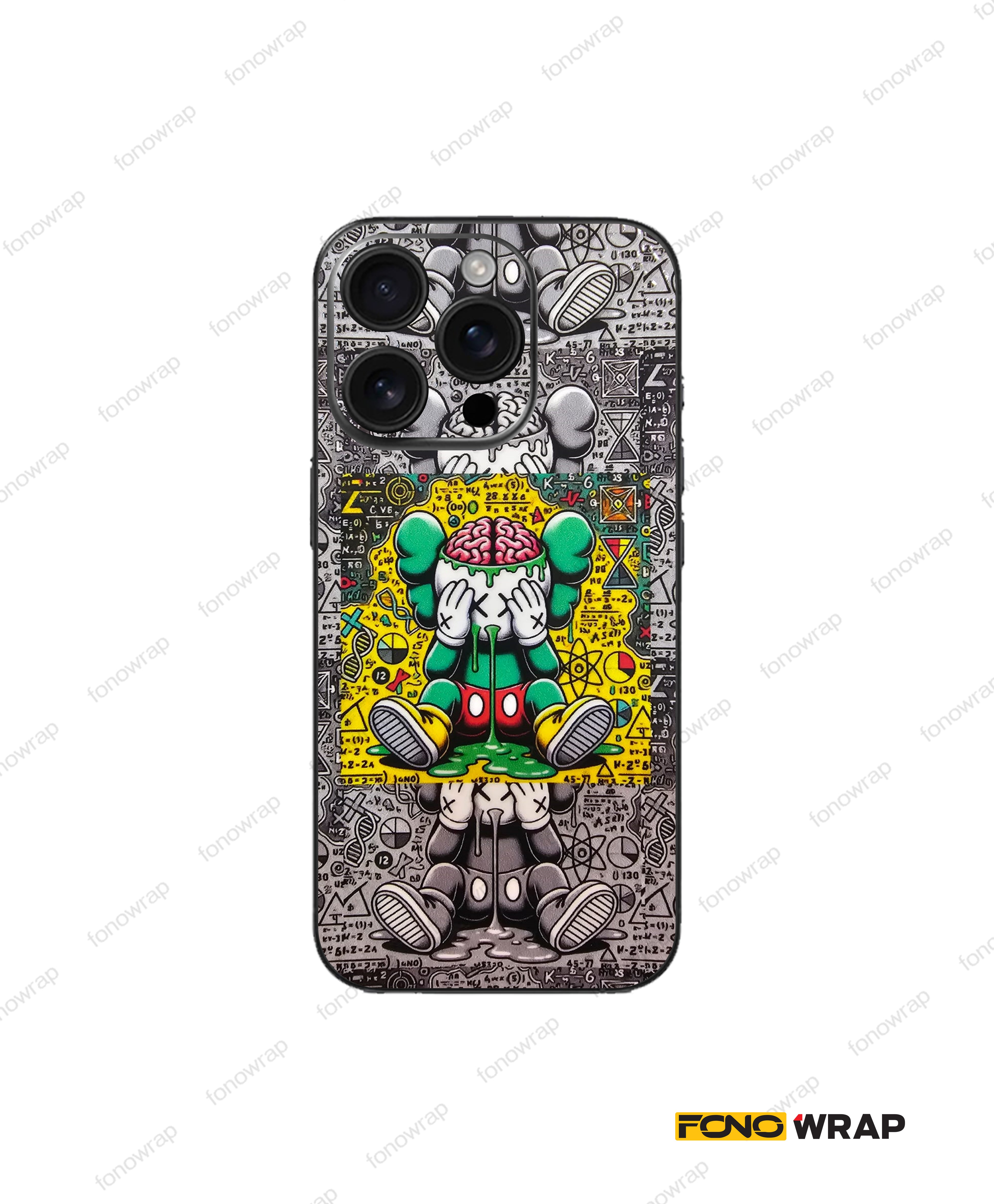 KAWS 3D Embossed Mobile Skin