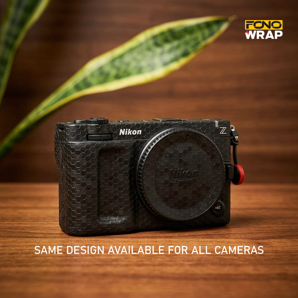 Black Honeycomb Premium Camera Skin