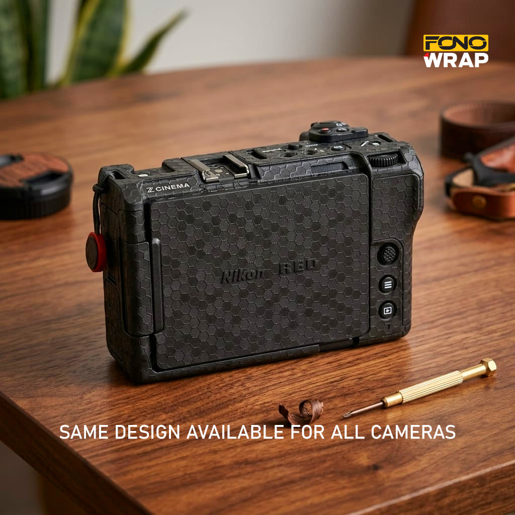 Black Honeycomb Premium Camera Skin