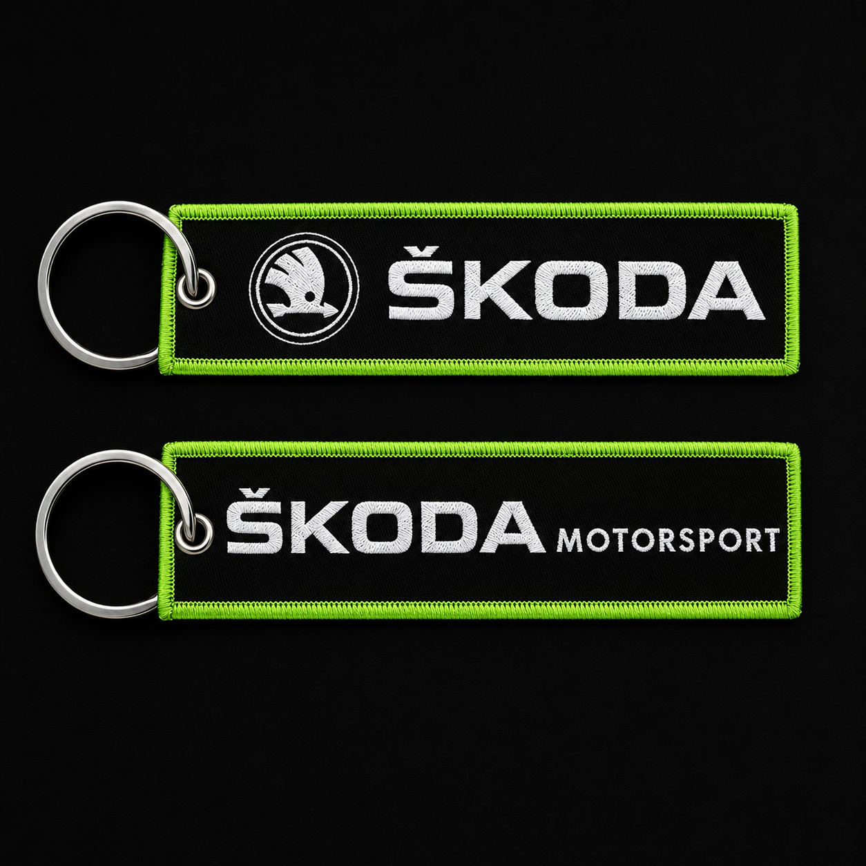 Skoda Woven Keychain