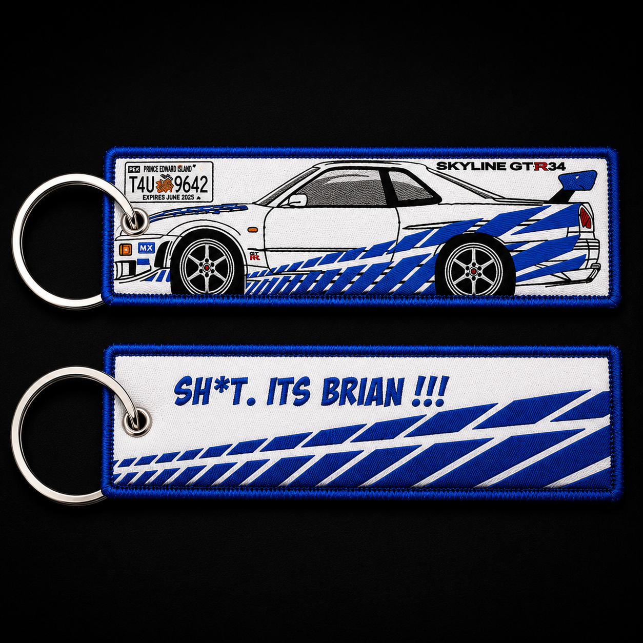 Skyline GTR Woven Keychain