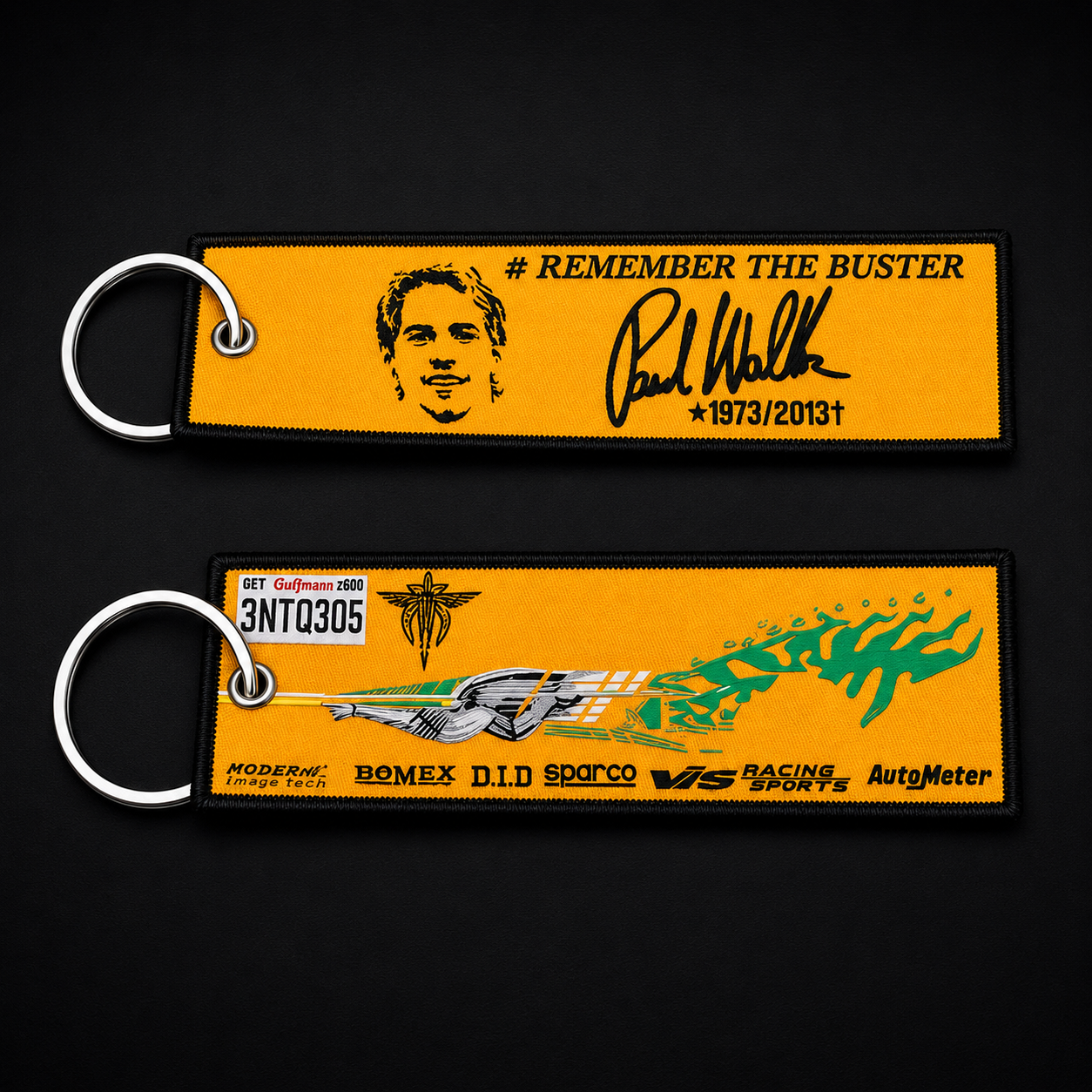 Paul Walker Woven Keychain