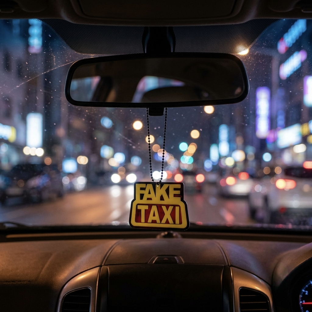 Fake Taxi Car Hangings