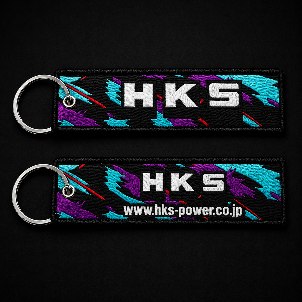 HKS Woven Keychain